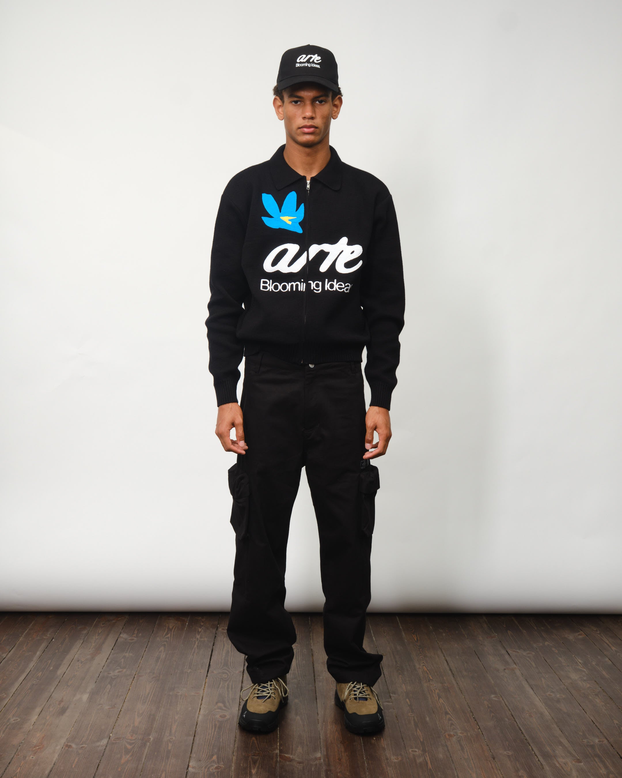 Arte - Blooming Ideas Cardigan - Black – grocery