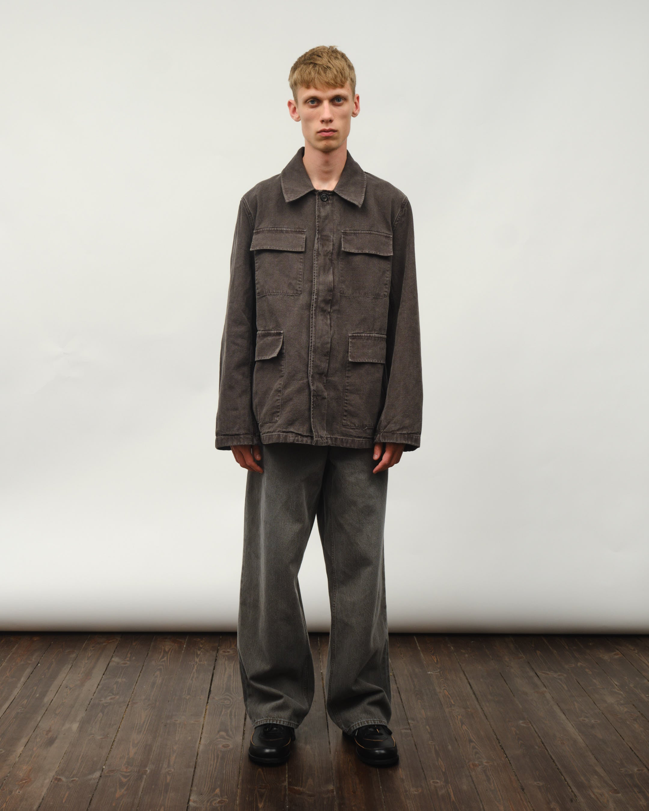 Uniform Jacket - Ash Black Reborn Canvas OUR LEAGCY REBORN JACKET