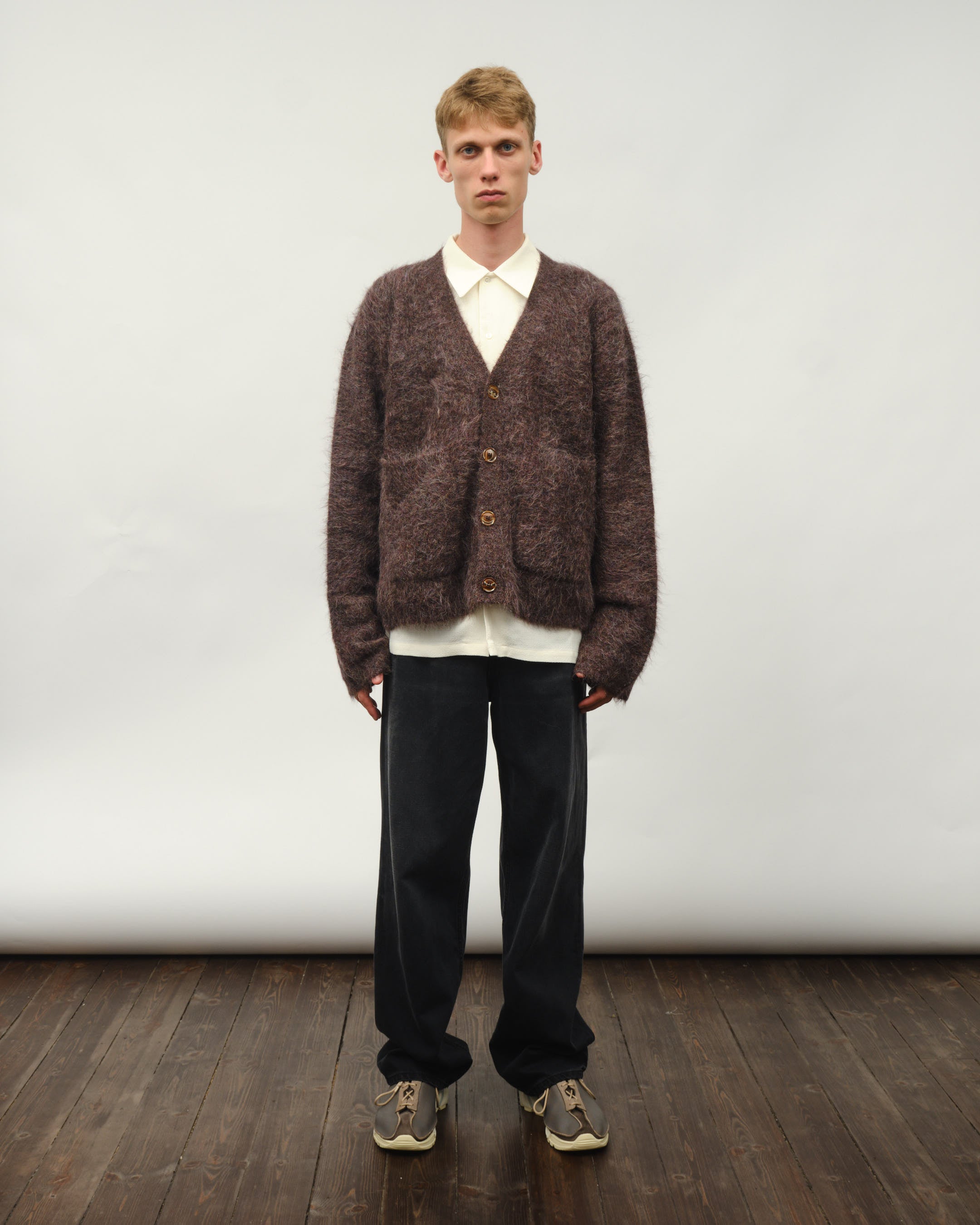 Séfr - Lee Cardigan - Lilac Melange Alpaca – grocery