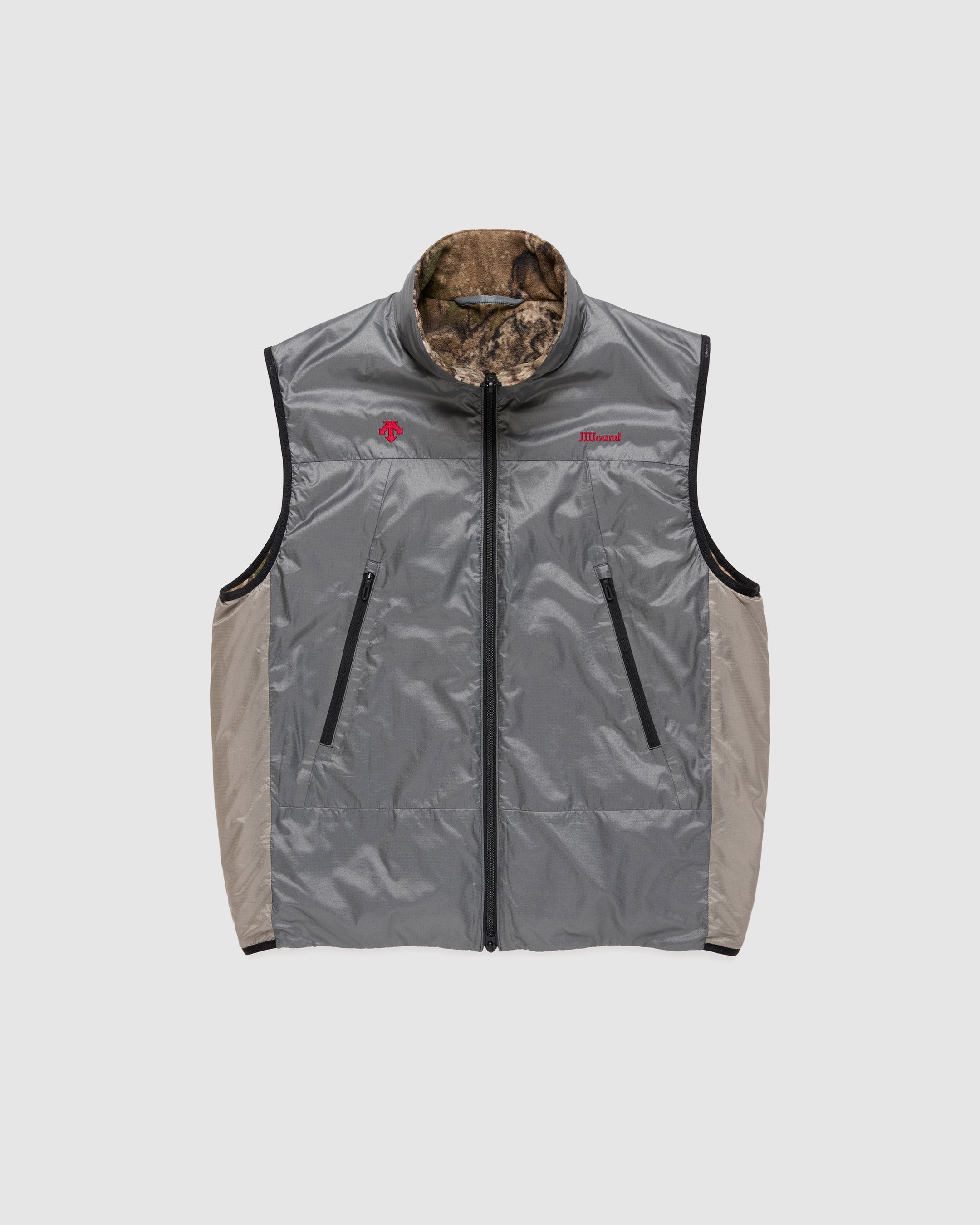 Descente Allterrain x JJJJound Reversible Vest - Charcoal/Taupe