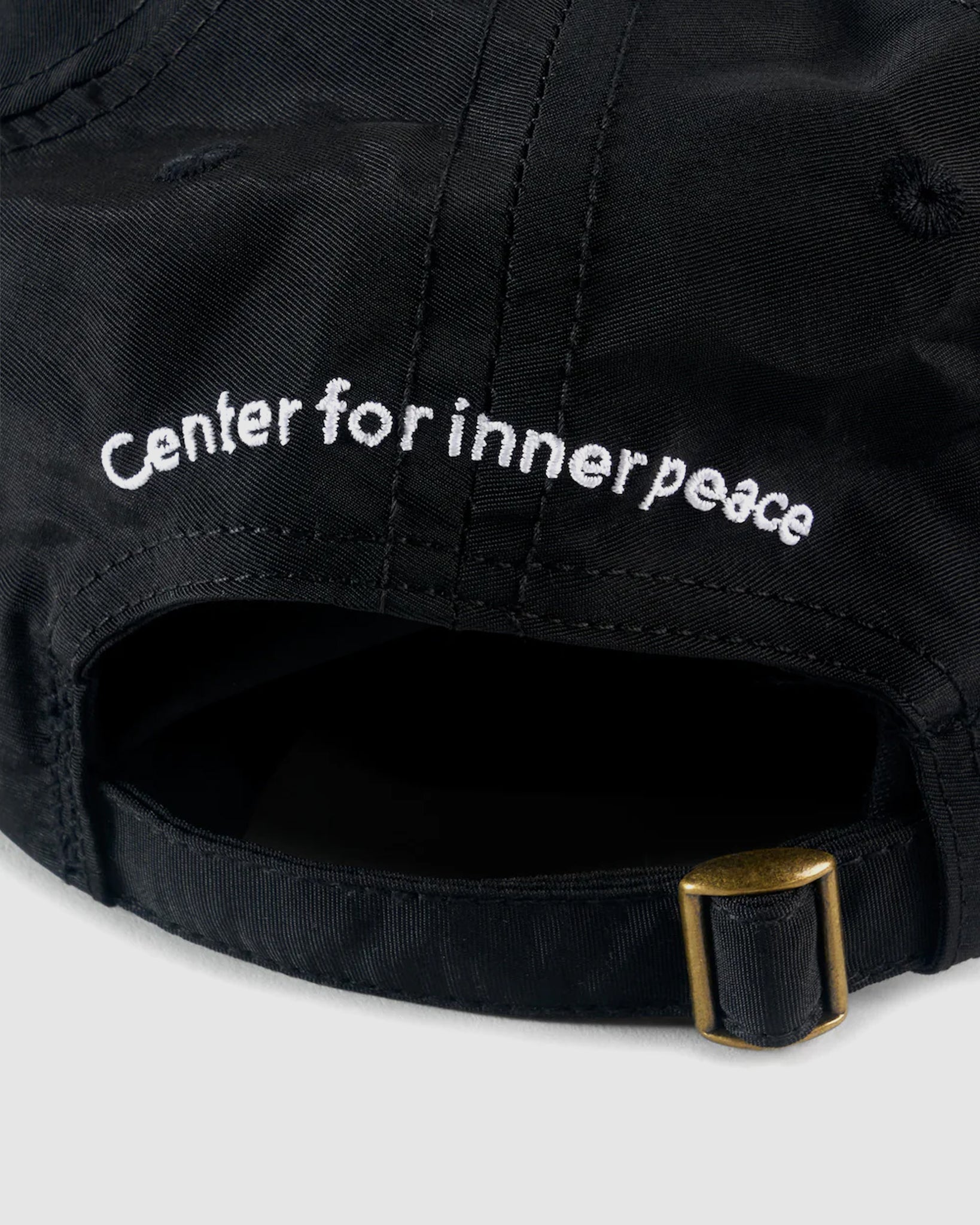 5 Panel Nylon Hat - Black