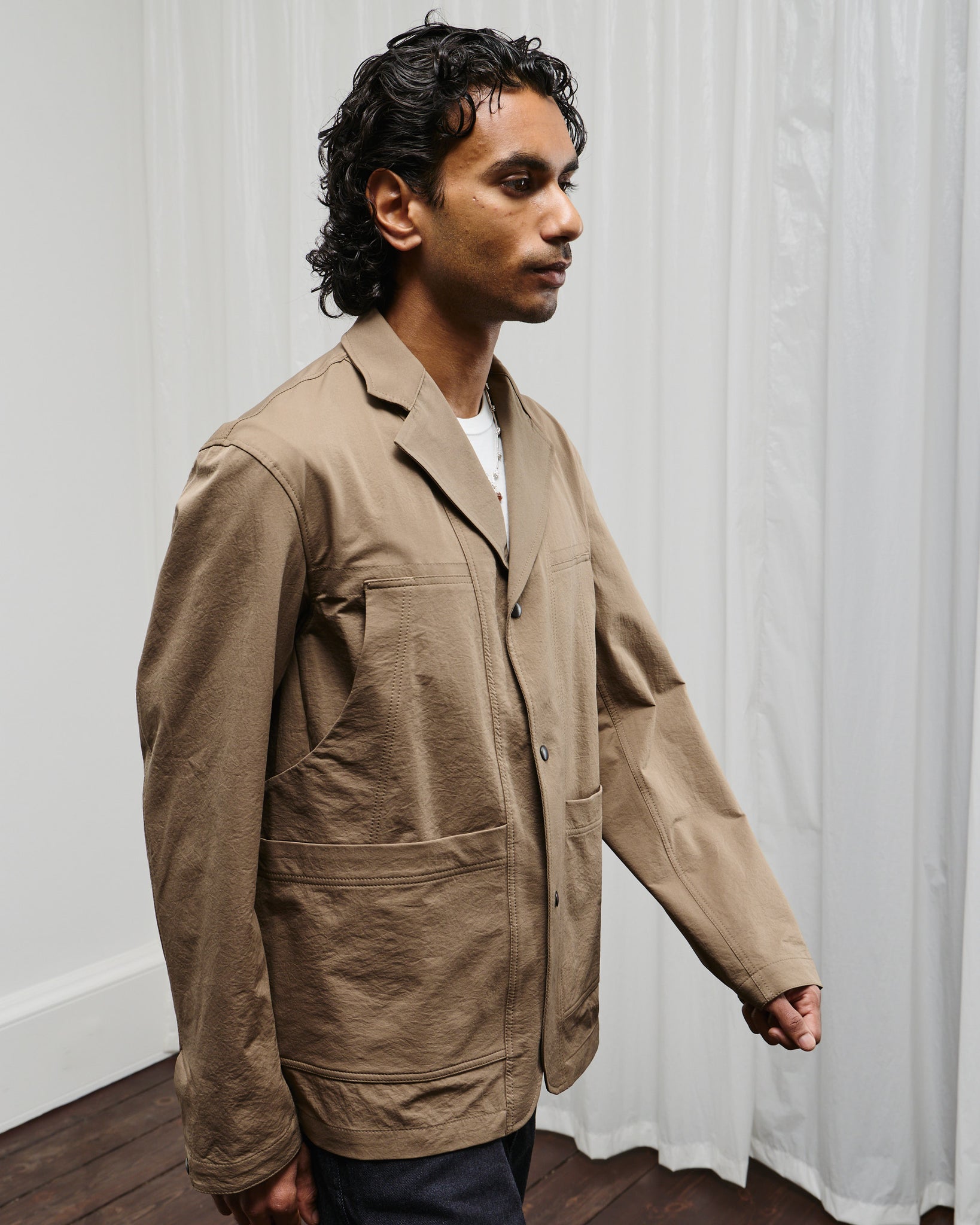 2 Way Working Jacket - Khaki