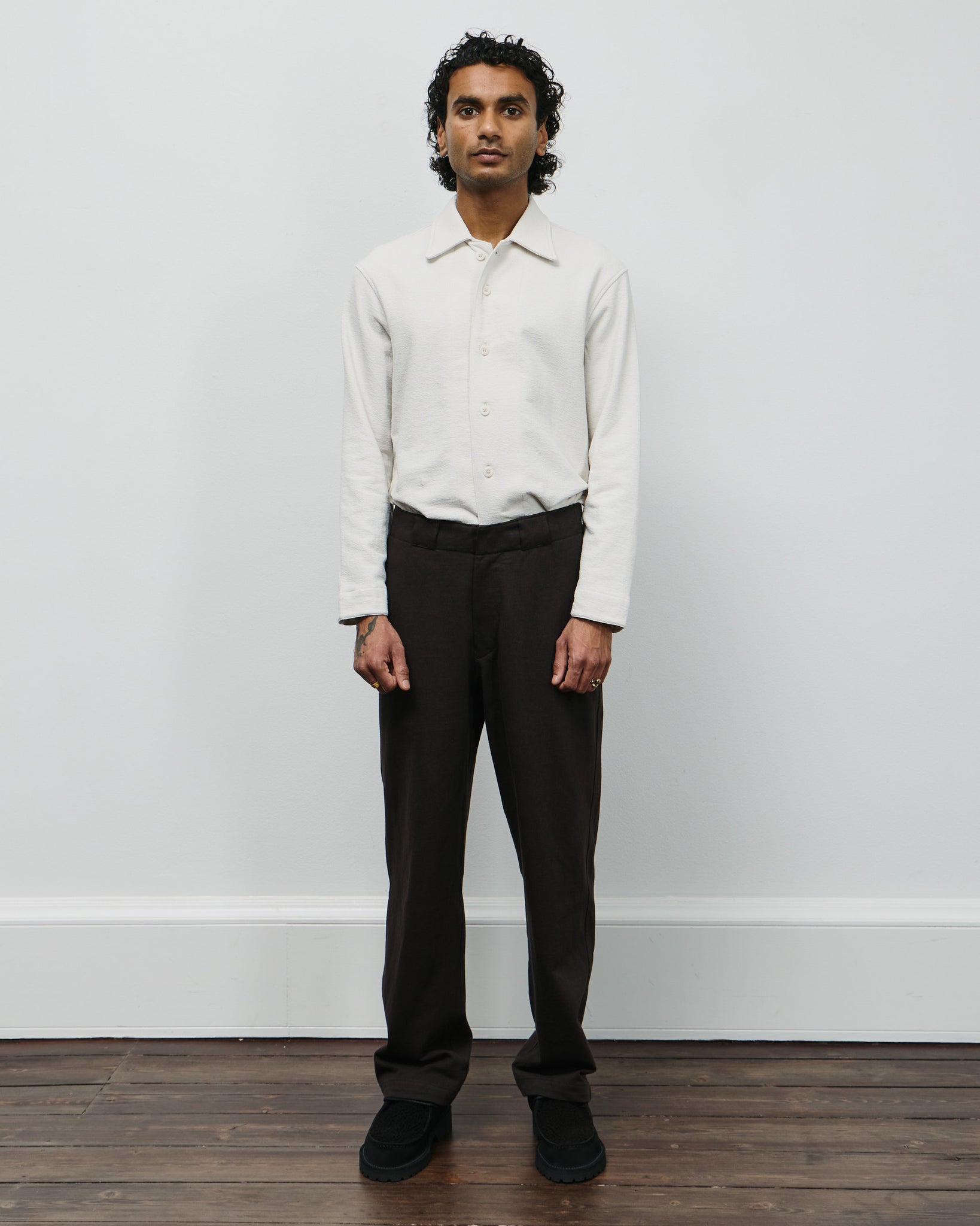 Jersey Trouser - Black Mushroom