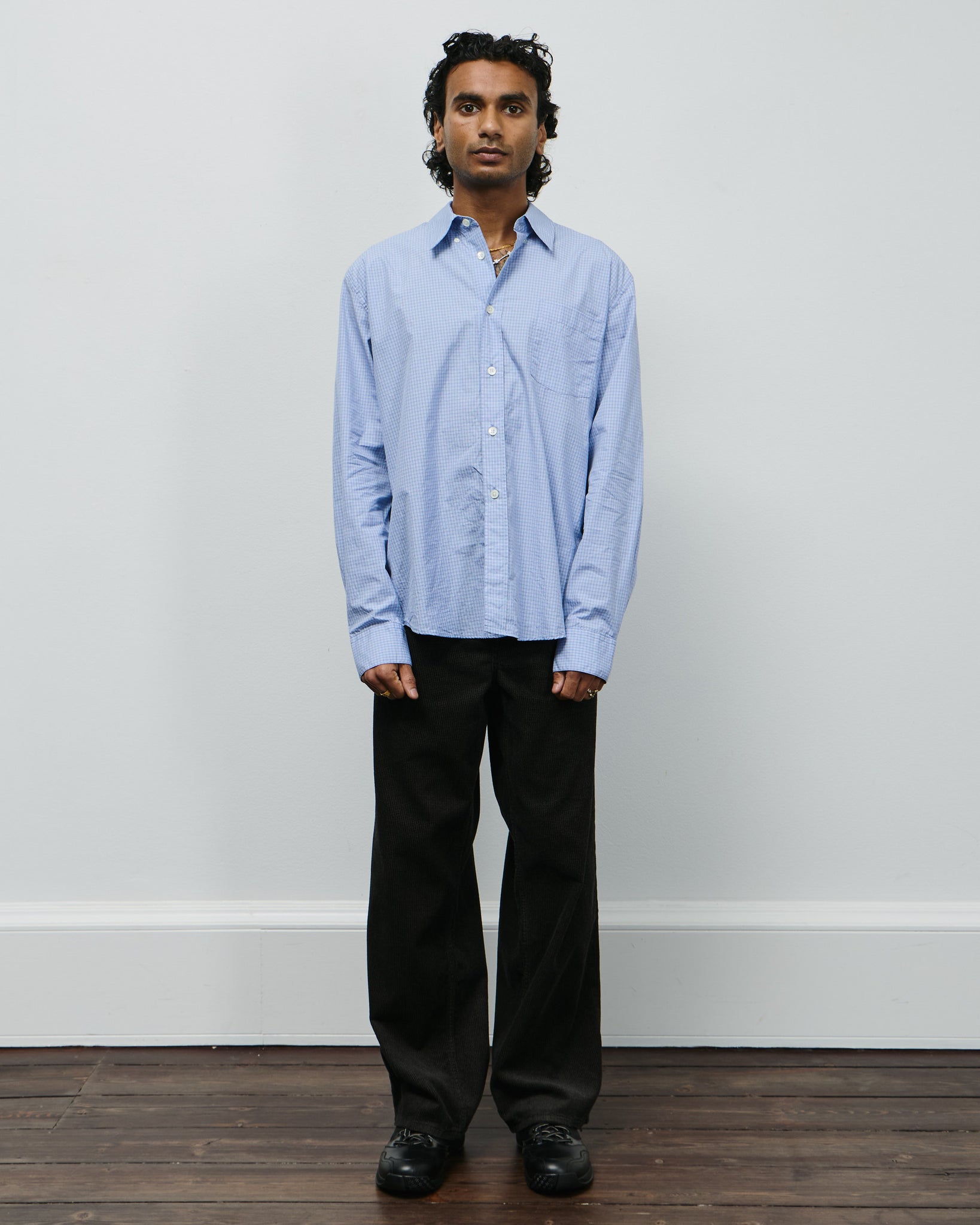 Beyond BD Shirt - Micro Chip Check Super Poplin