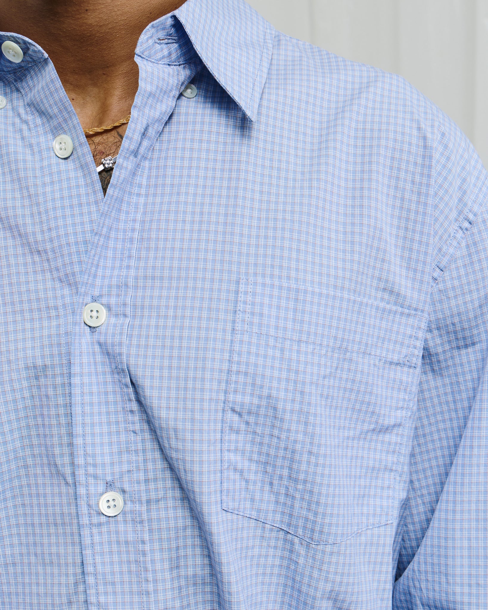 Beyond BD Shirt - Micro Chip Check Super Poplin