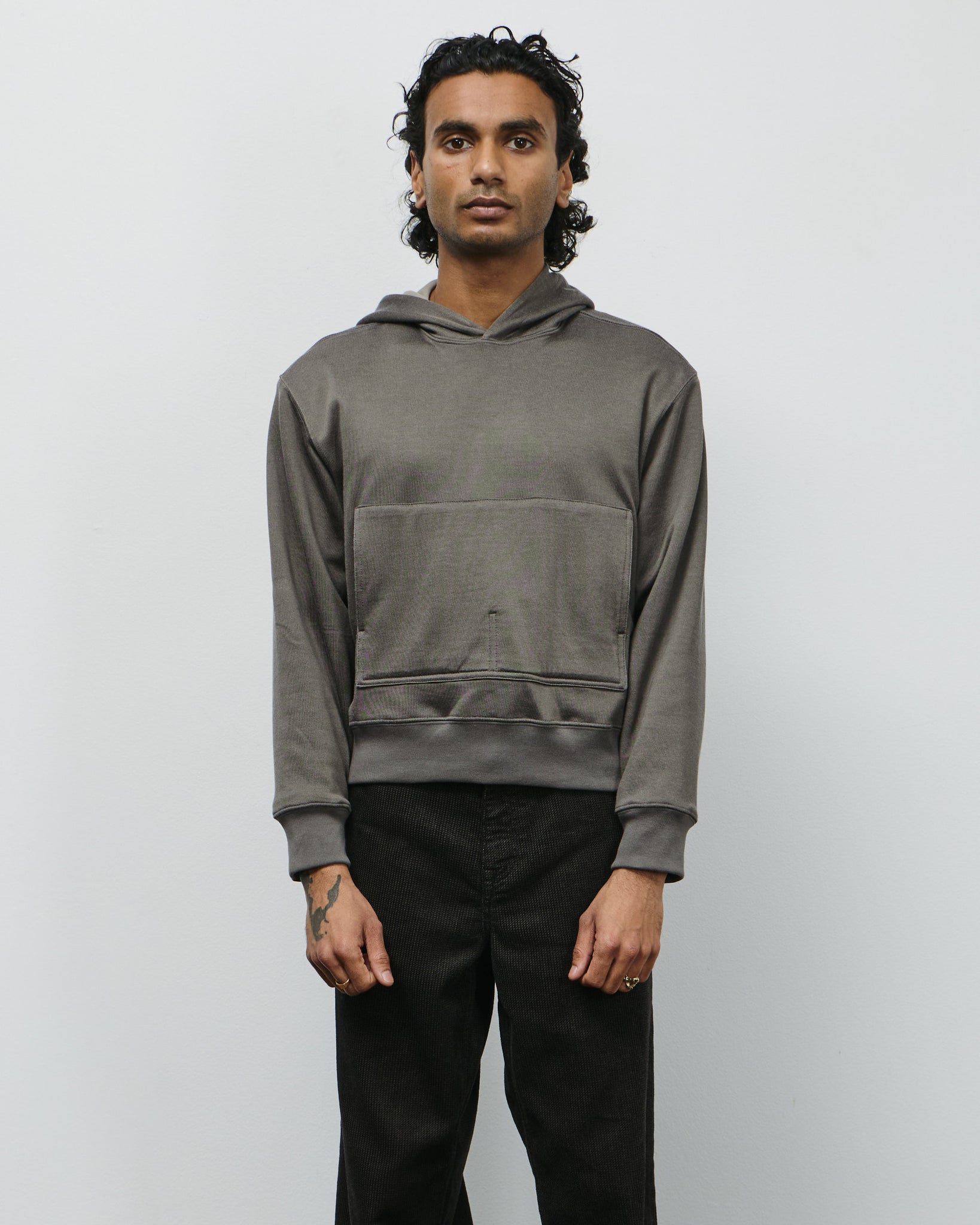 2 PLY CR Hoodie - Grey/Olive