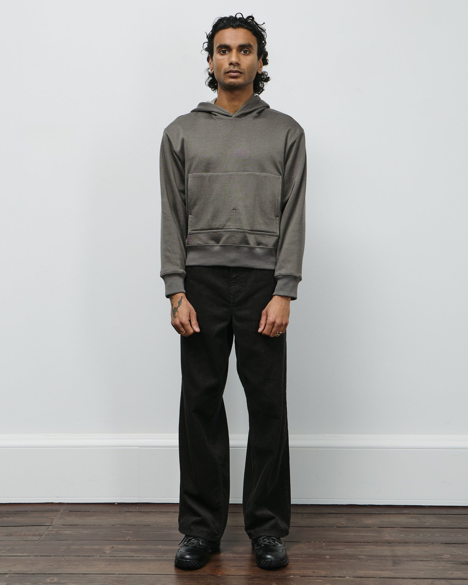 2 PLY CR Hoodie - Grey/Olive