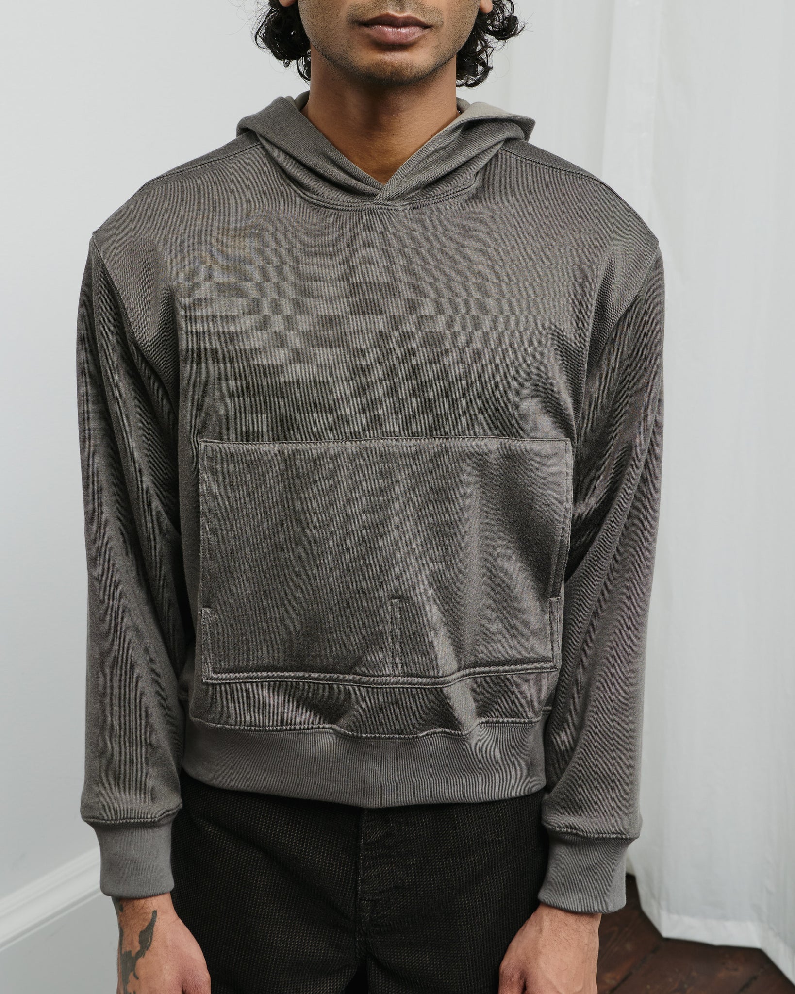 2 PLY CR Hoodie - Grey/Olive
