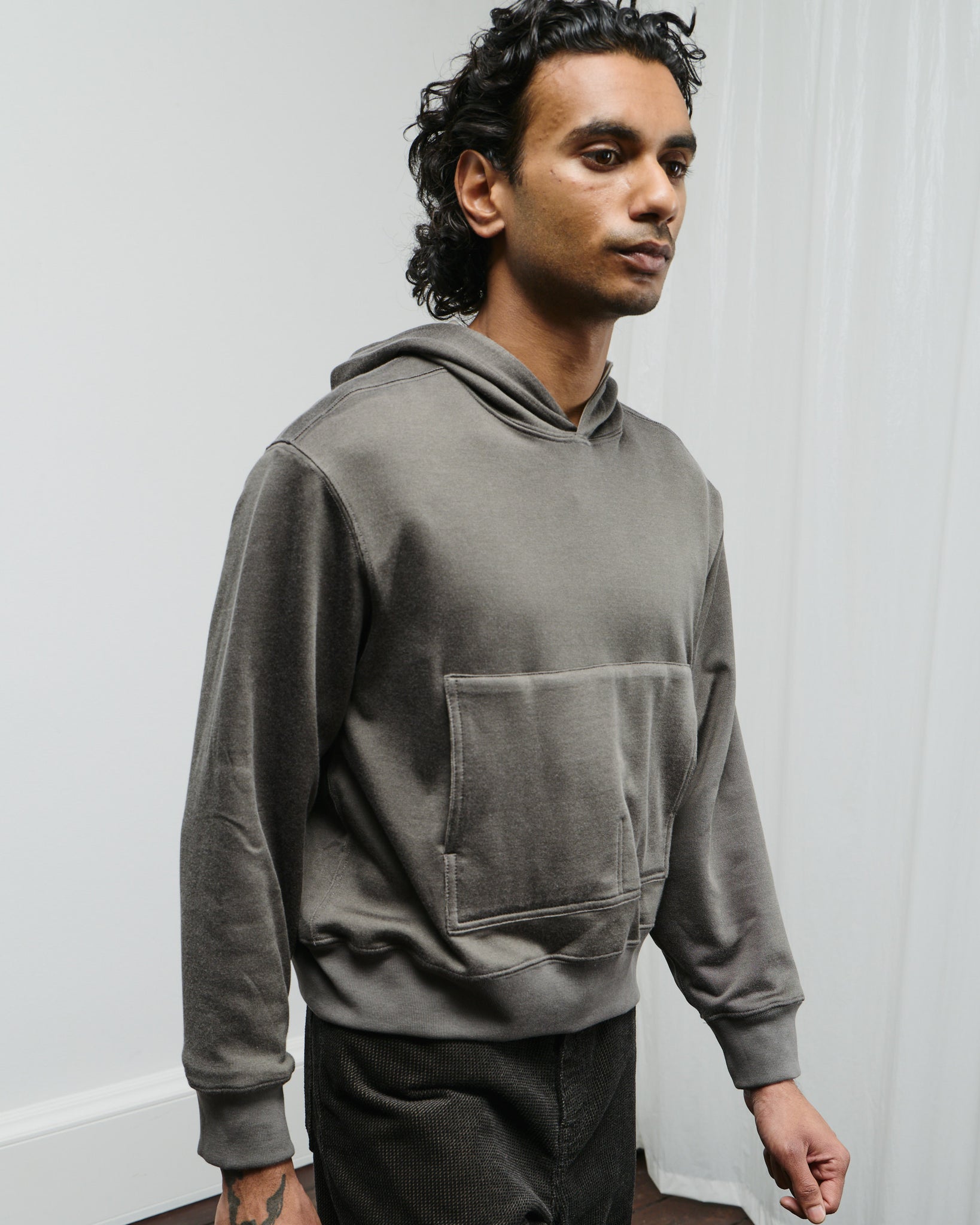 2 PLY CR Hoodie - Grey/Olive