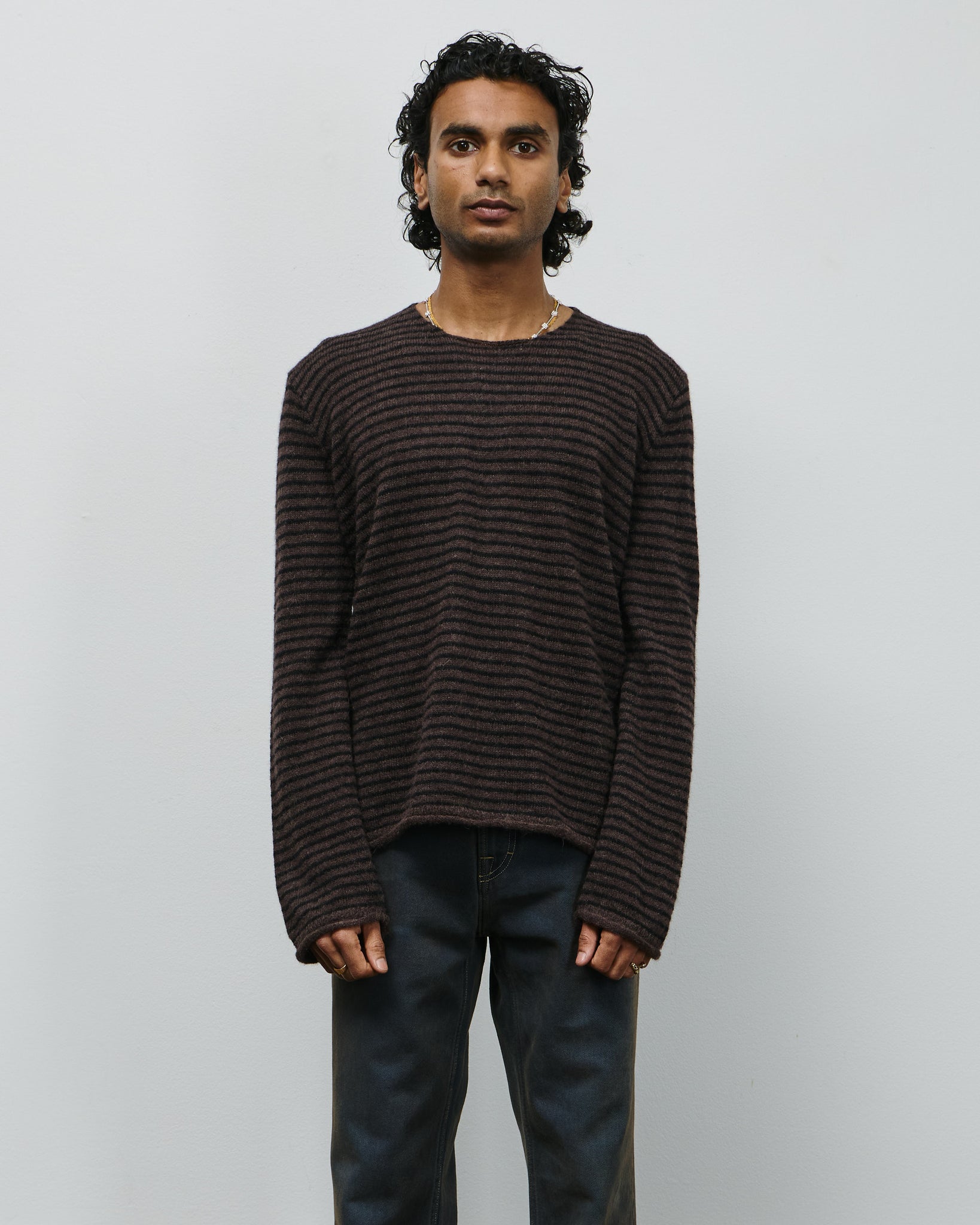 Rigid Popover - Dirt Stripe Fuzzy Alpaca