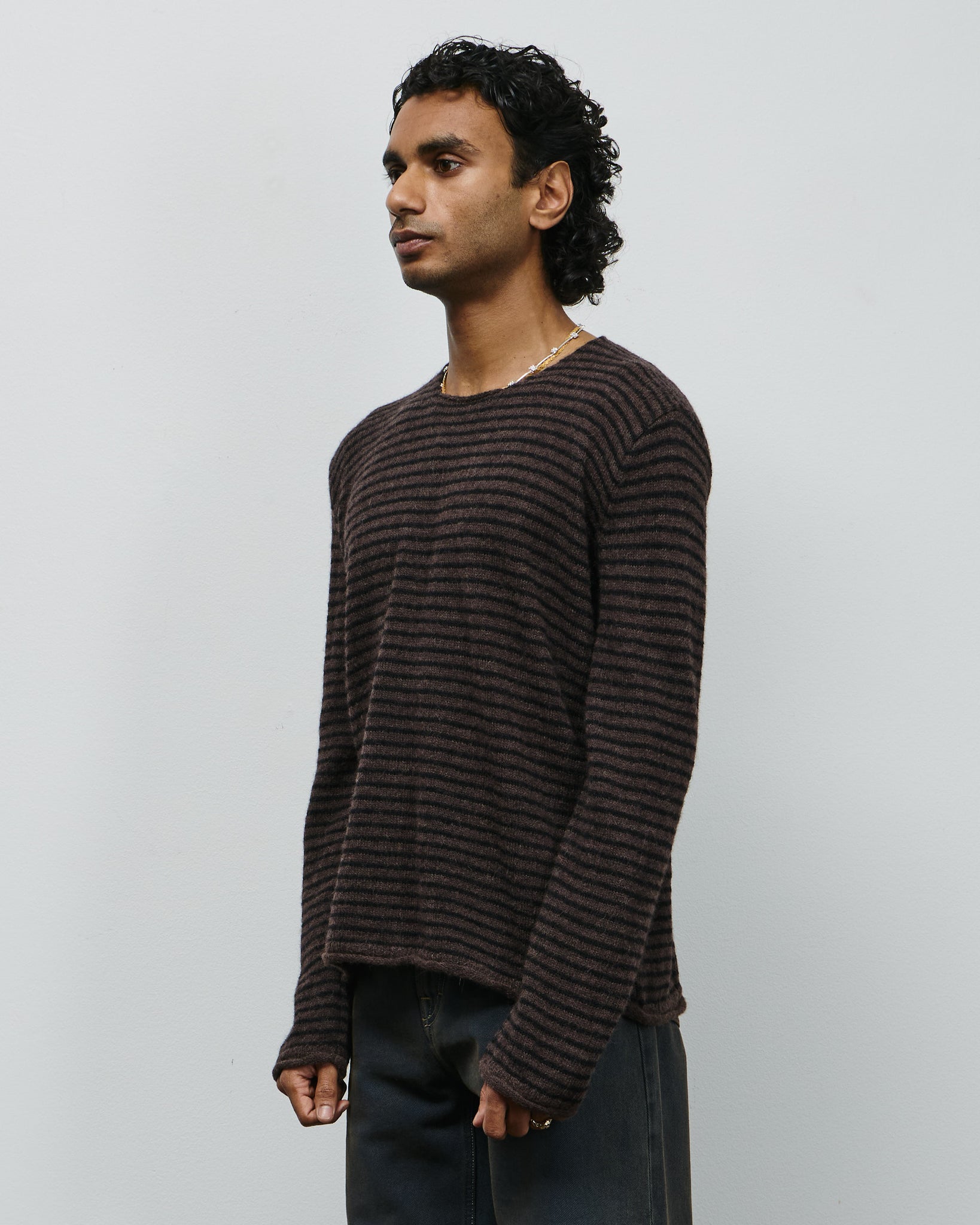 Rigid Popover - Dirt Stripe Fuzzy Alpaca