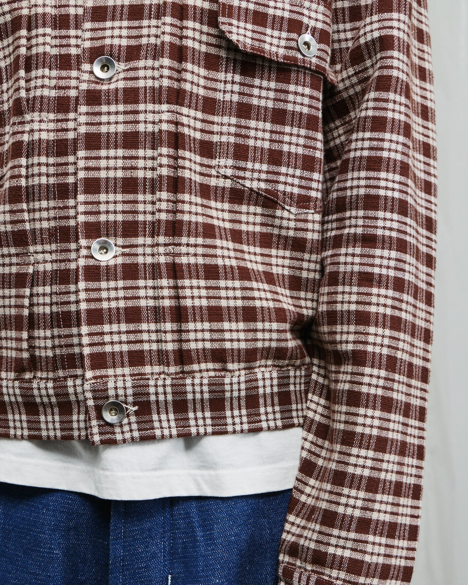 Tuesday Jacket - Wood Check Handloom