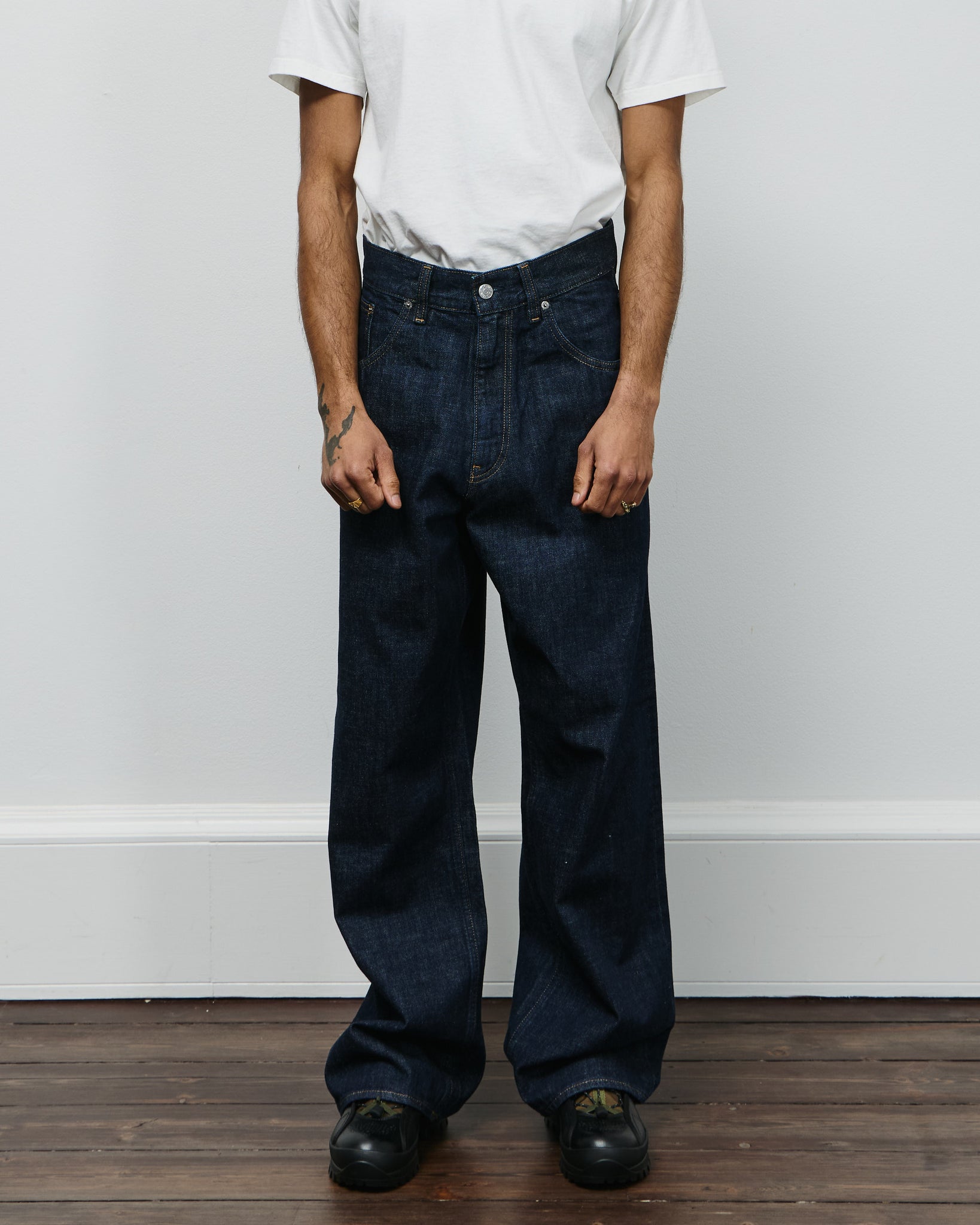 Super Wide - Simple Rinse Blue