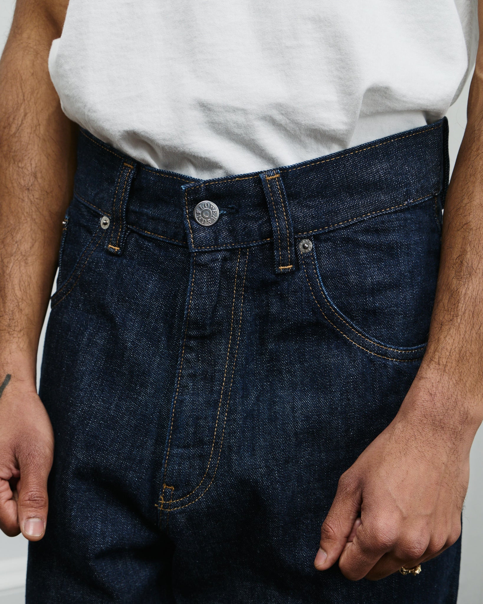 Super Wide - Simple Rinse Blue