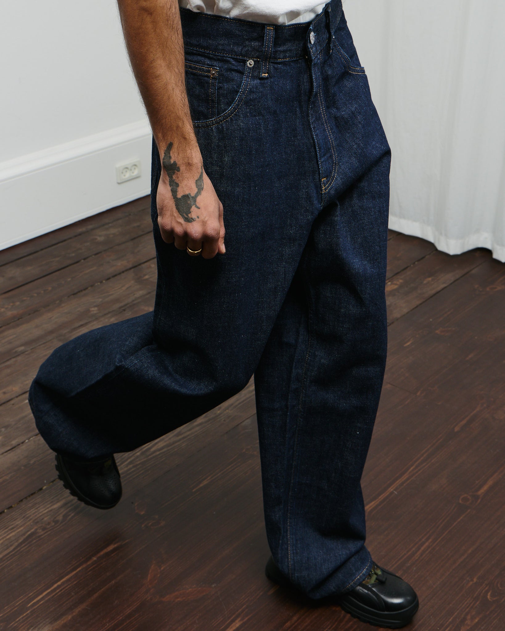 Super Wide - Simple Rinse Blue