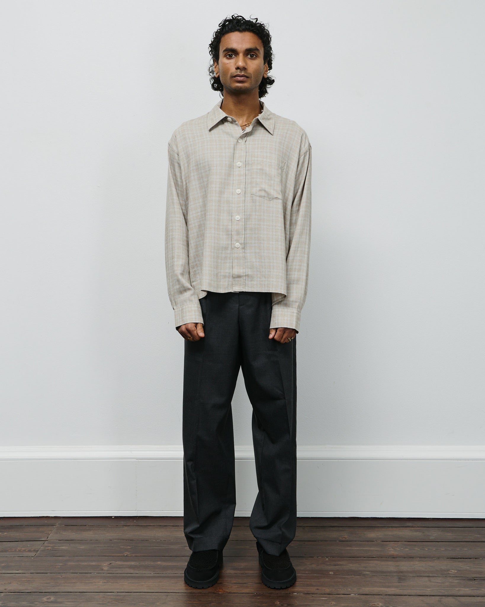 Priority Shirt - Sepia Check