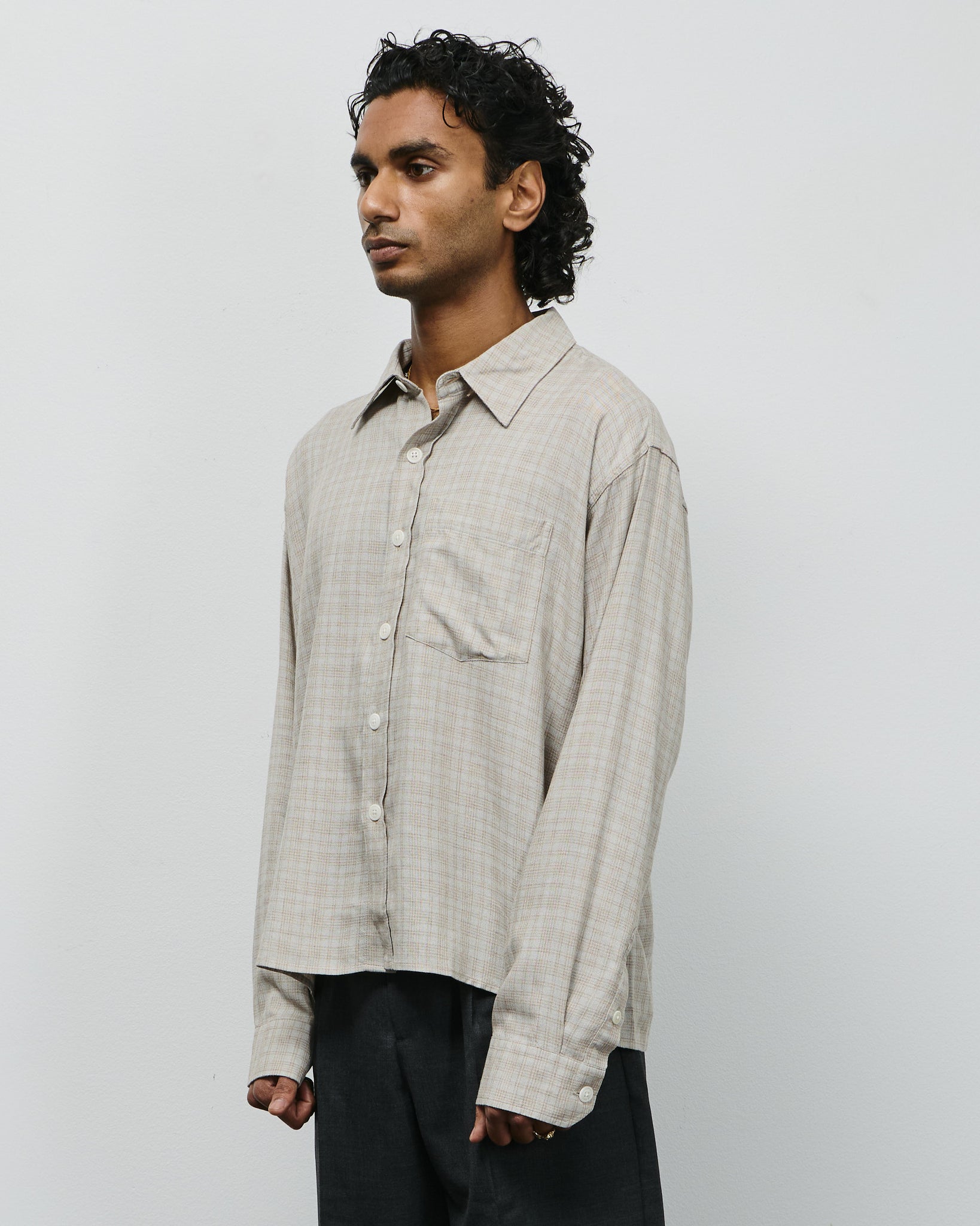 Priority Shirt - Sepia Check