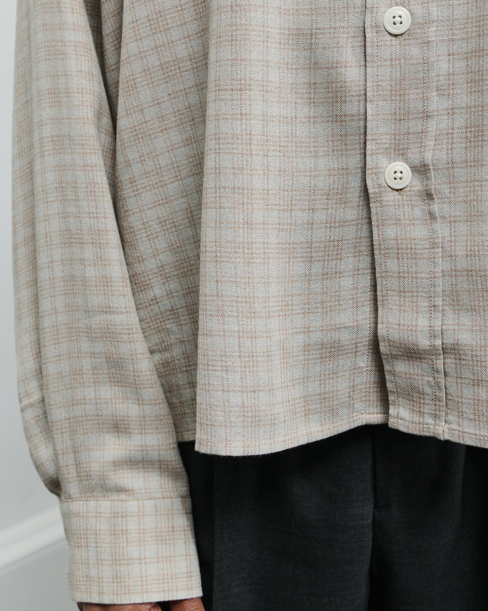 Priority Shirt - Sepia Check