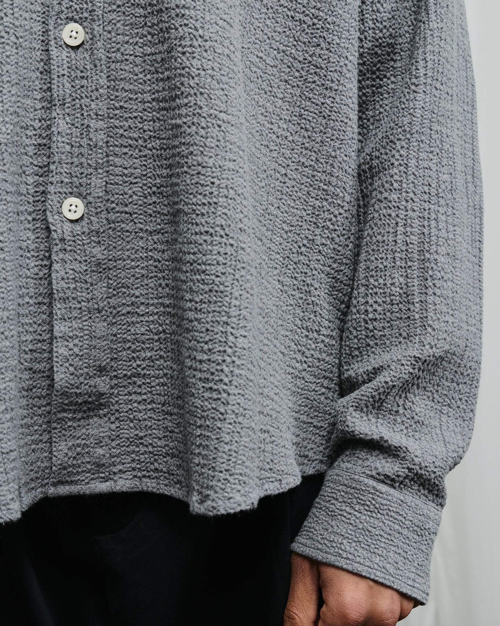 Vacation Shirt - Pavement Grey Seersucker