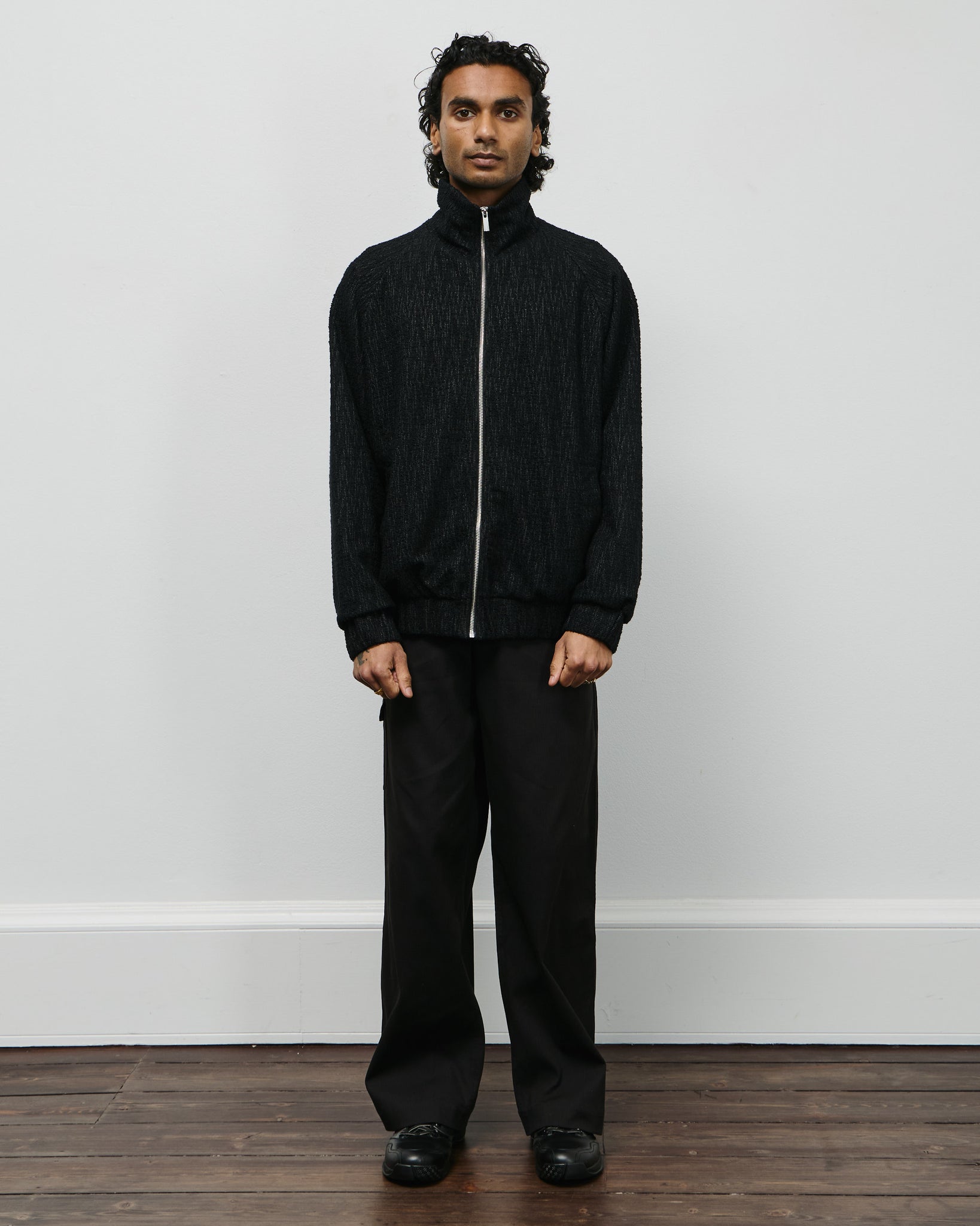 Rag Zip - Black Structure