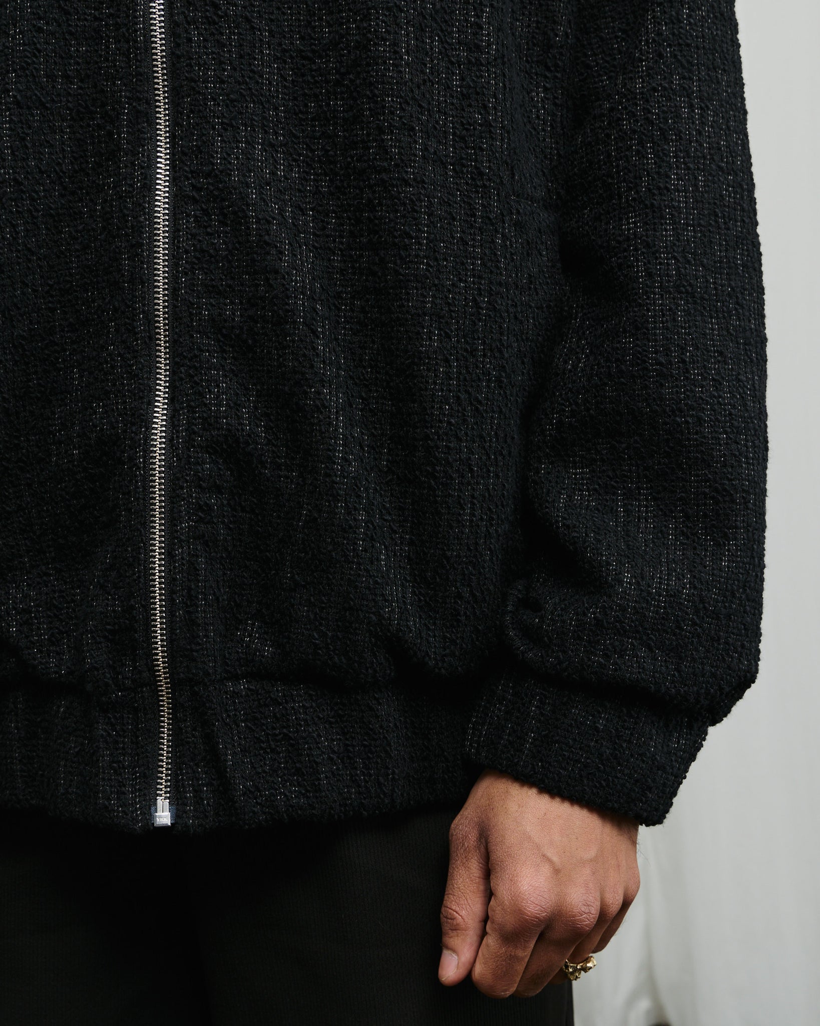 Rag Zip - Black Structure