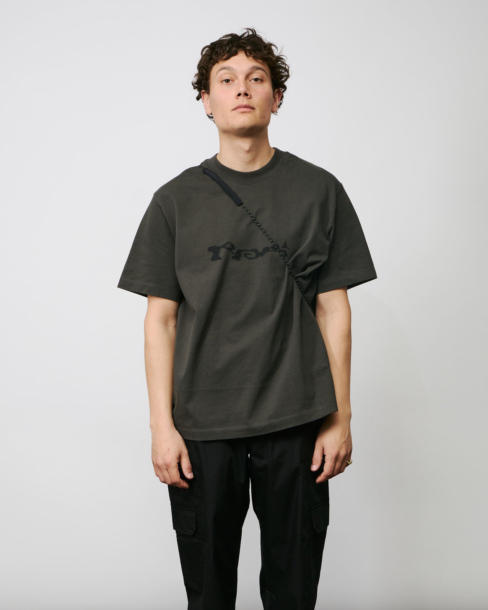 Service T-Shirt - Black/Olive