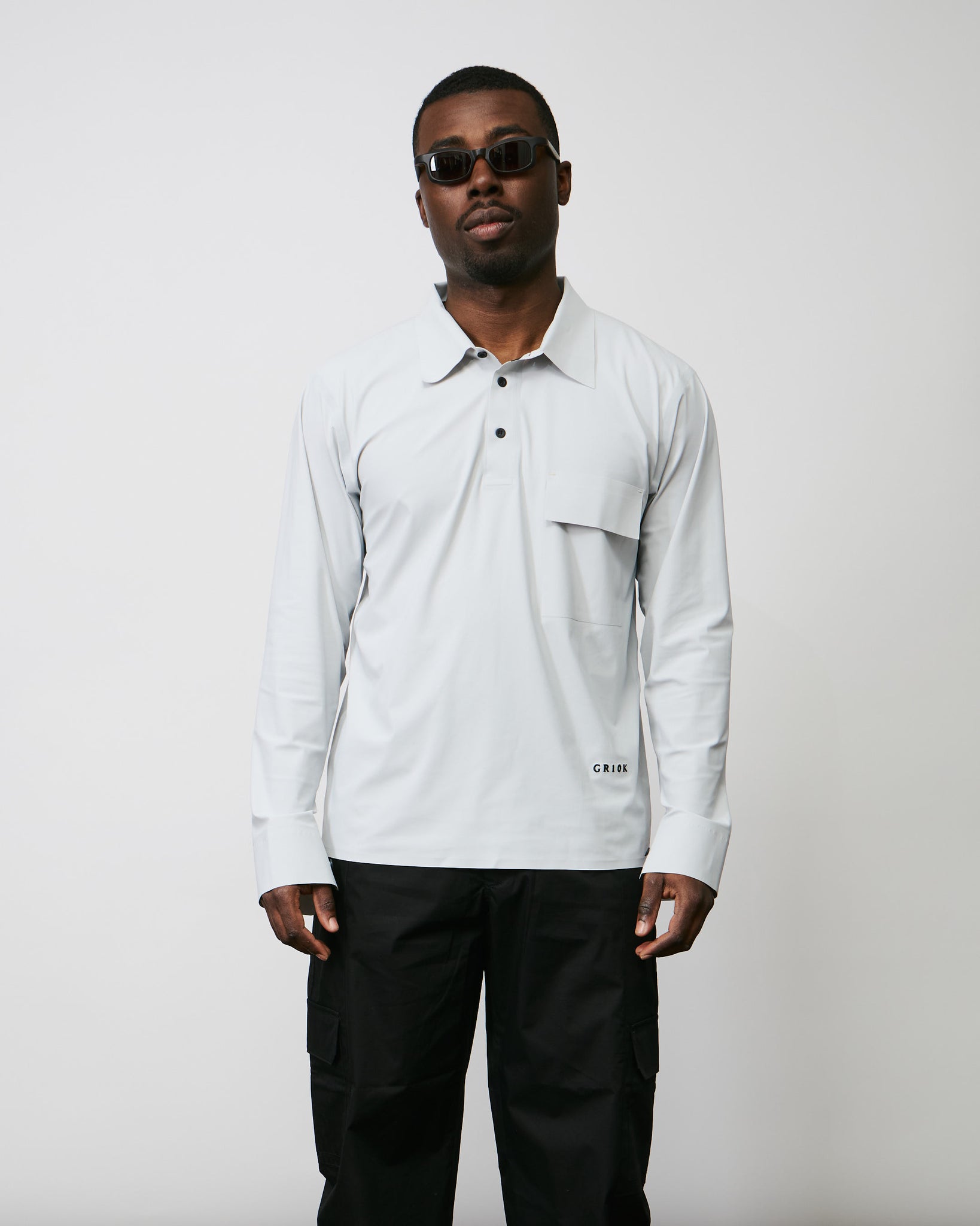 Render Ultrasound Polo - Pale Grey