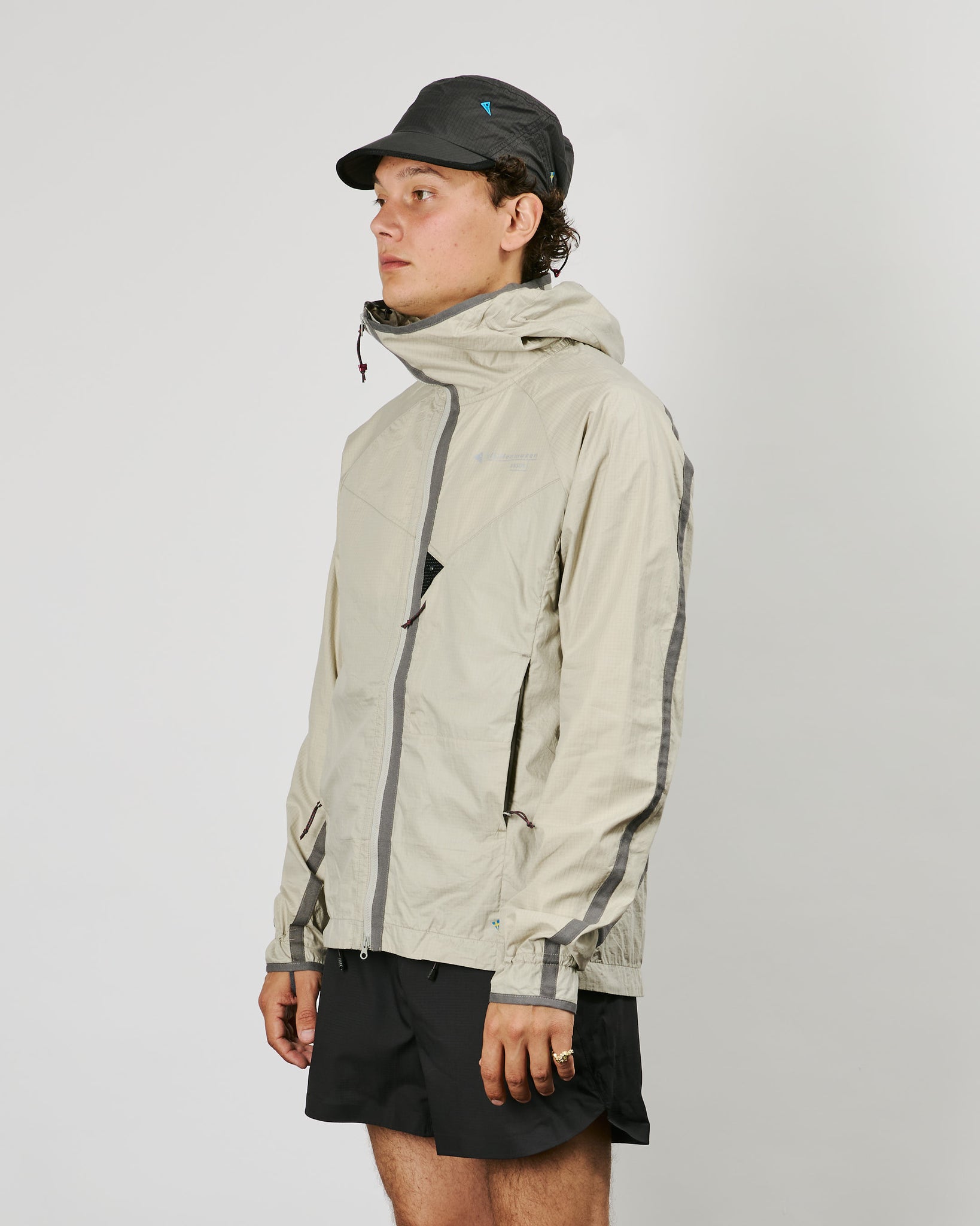 Ansur Hooded Wind Jacket - Dove Raven
