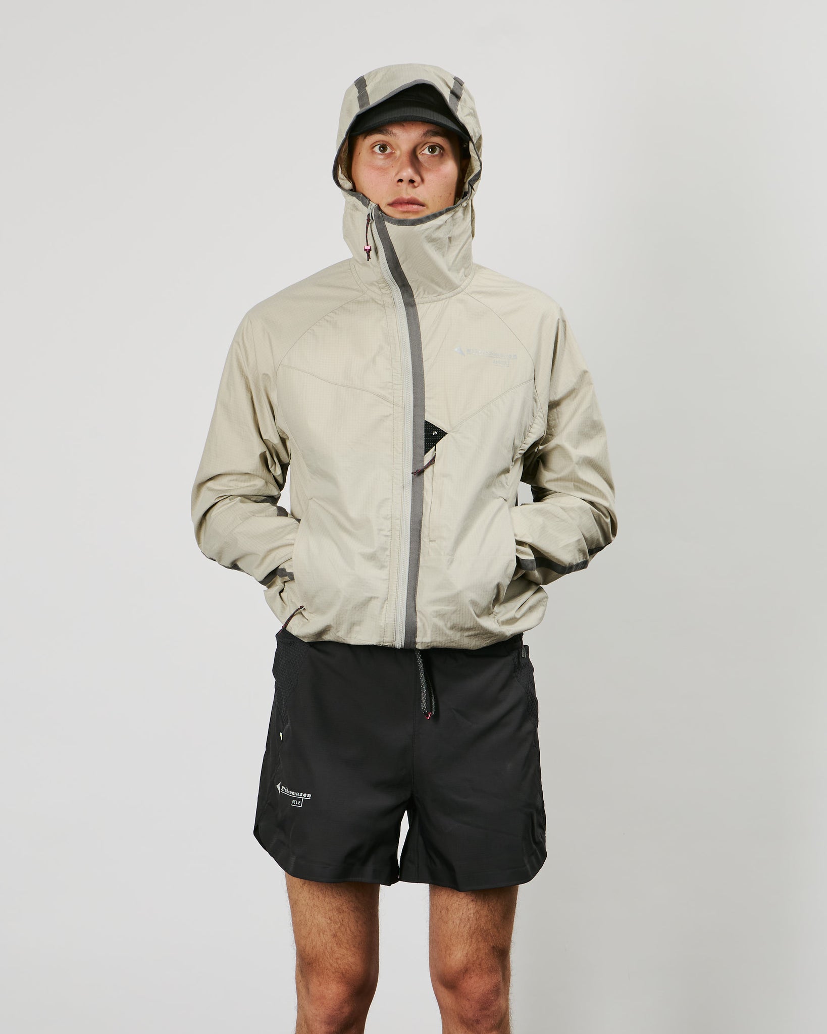 Ansur Hooded Wind Jacket - Dove Raven