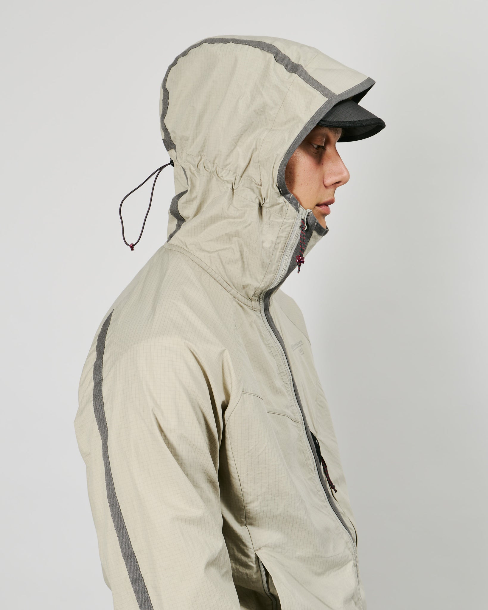Ansur Hooded Wind Jacket - Dove Raven