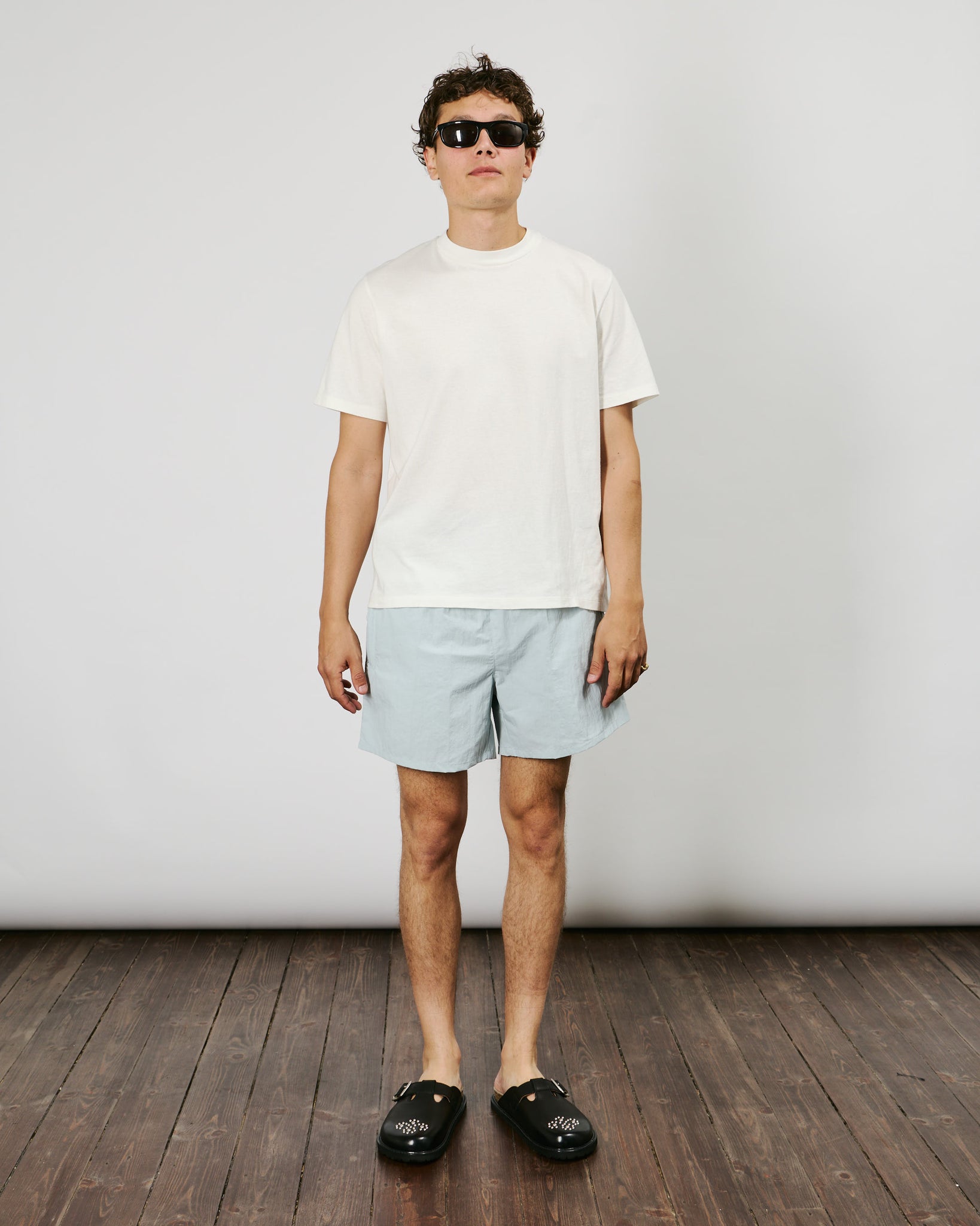 Drape Tech Trunks - Sky Blue Beach Nylon