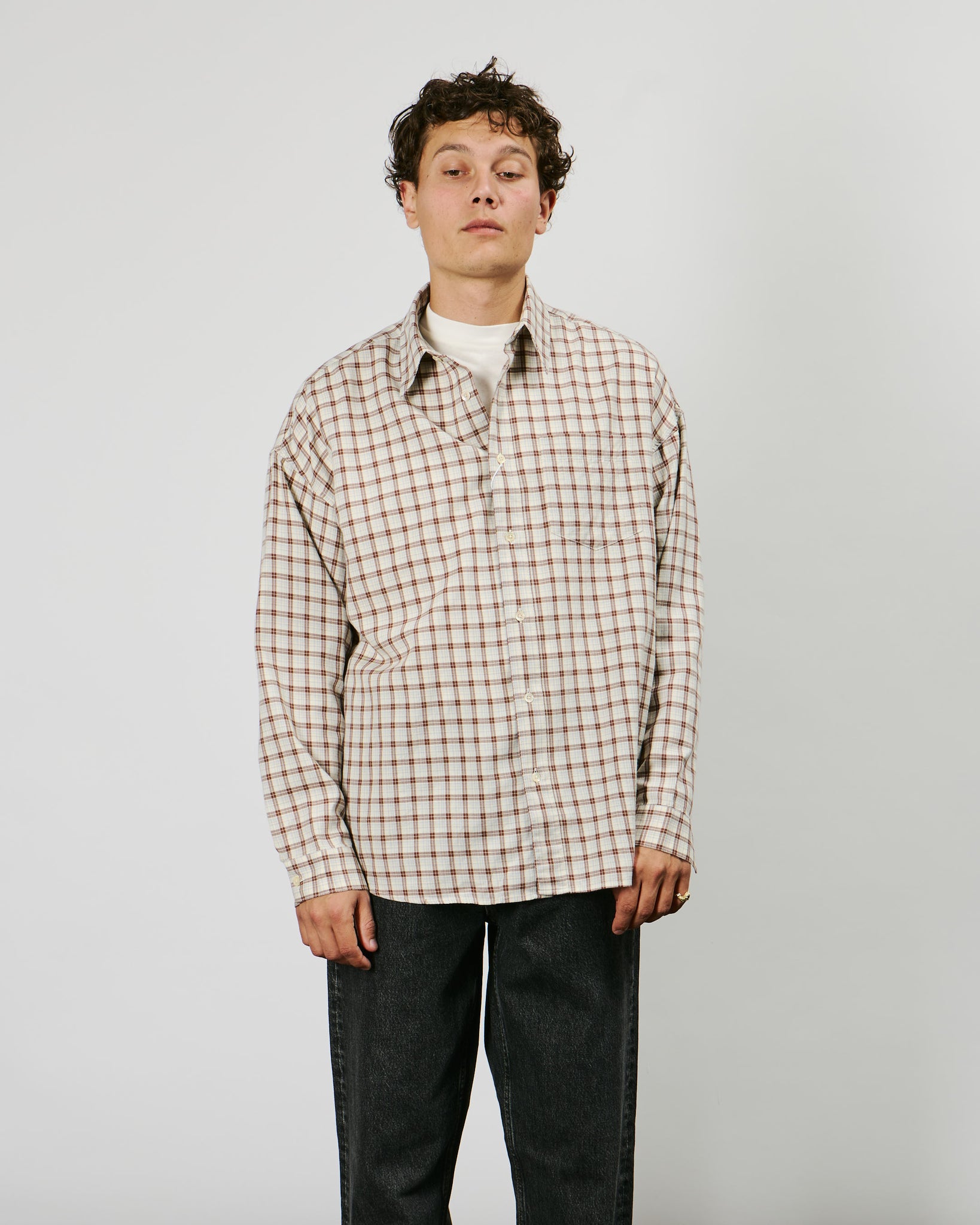 Stable Shirt - Brown Check