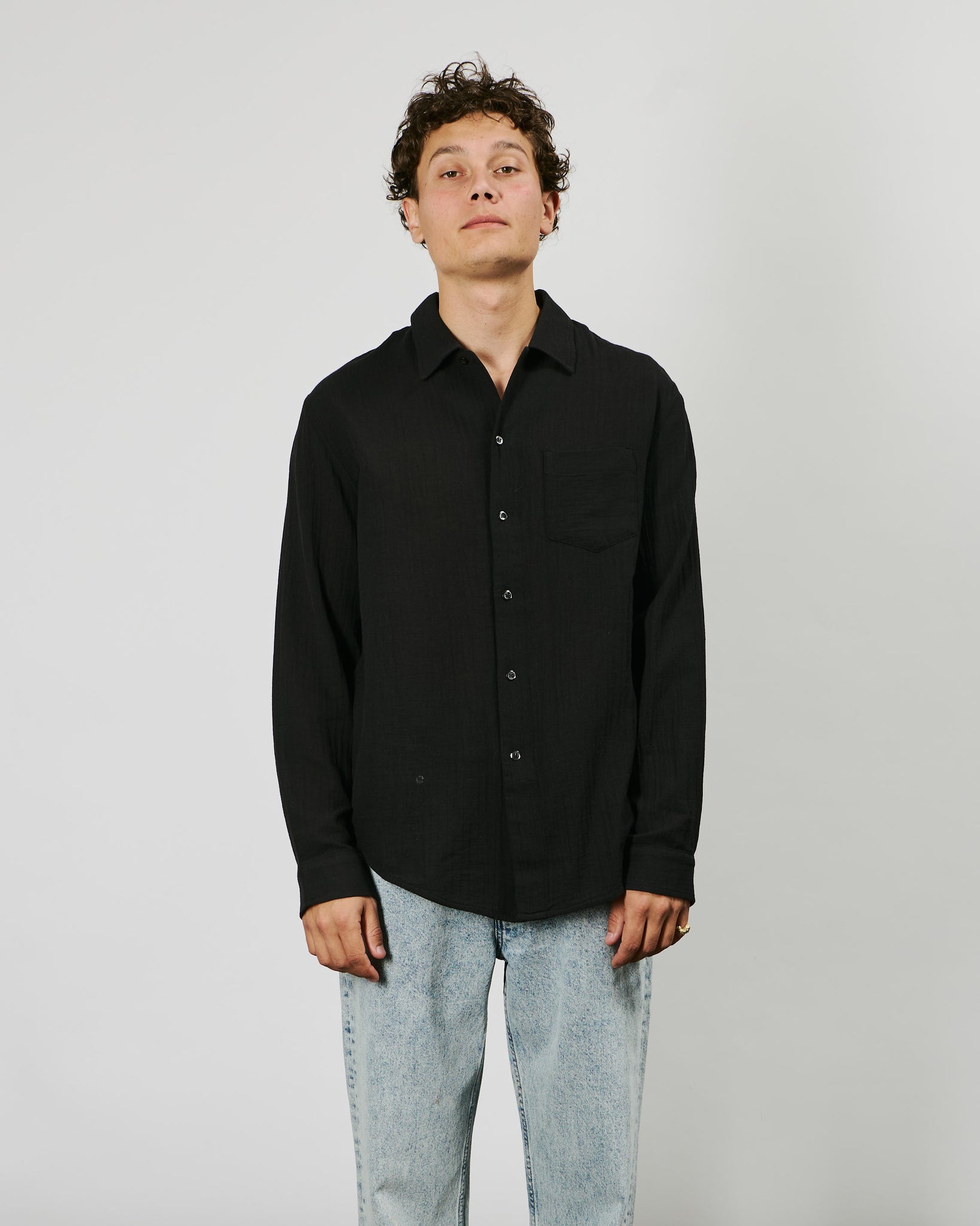 Leo Shirt - Light Black