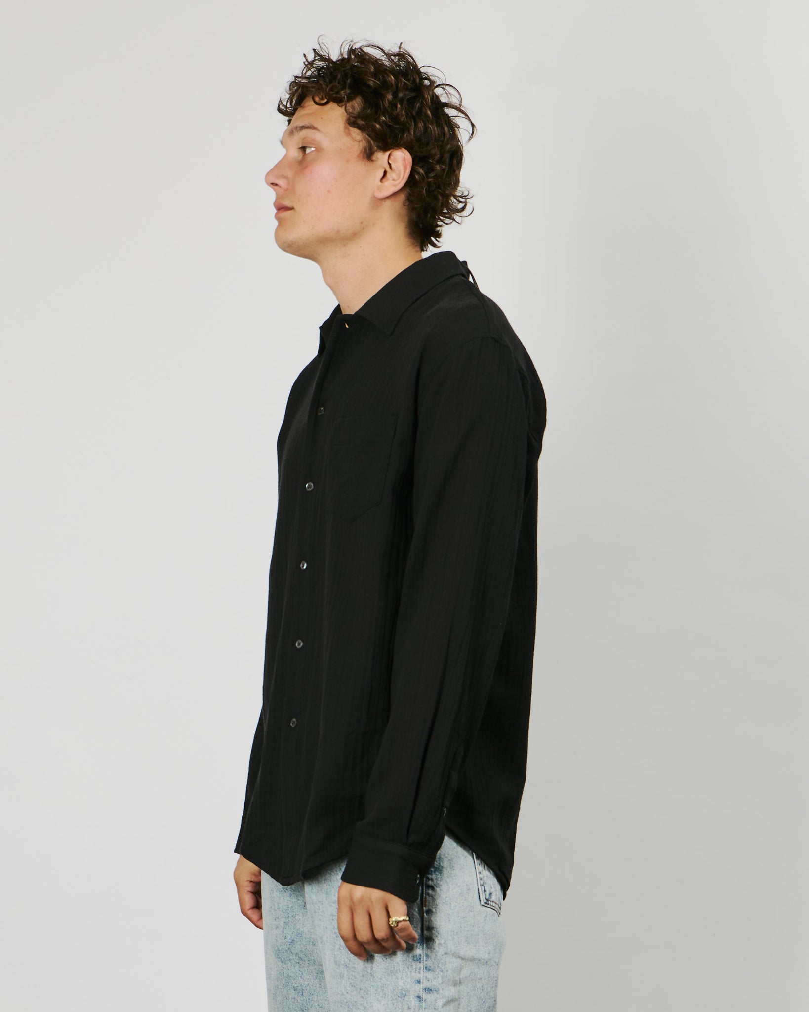 Leo Shirt - Light Black