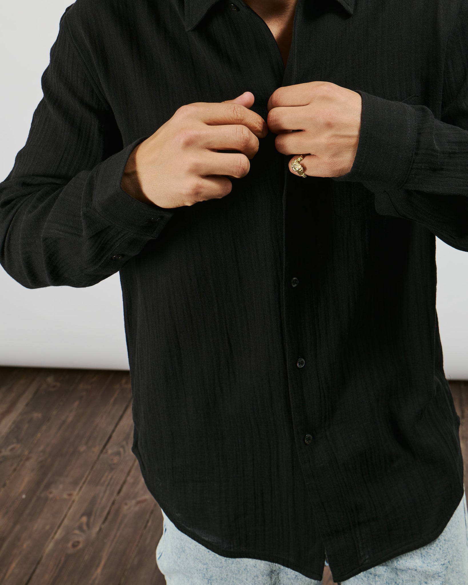 Leo Shirt - Light Black