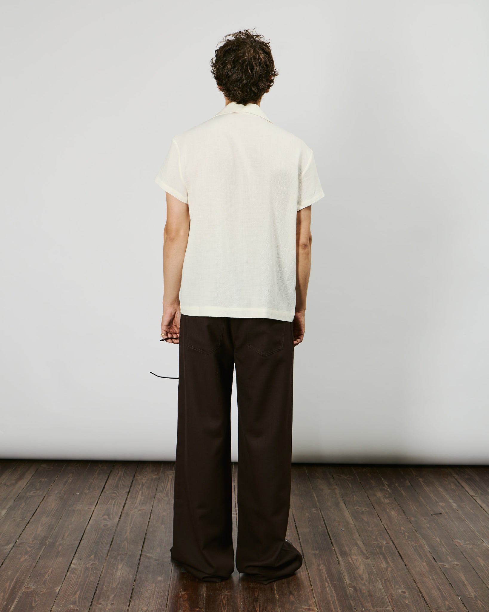 Mael Shirt - Off White Crepe