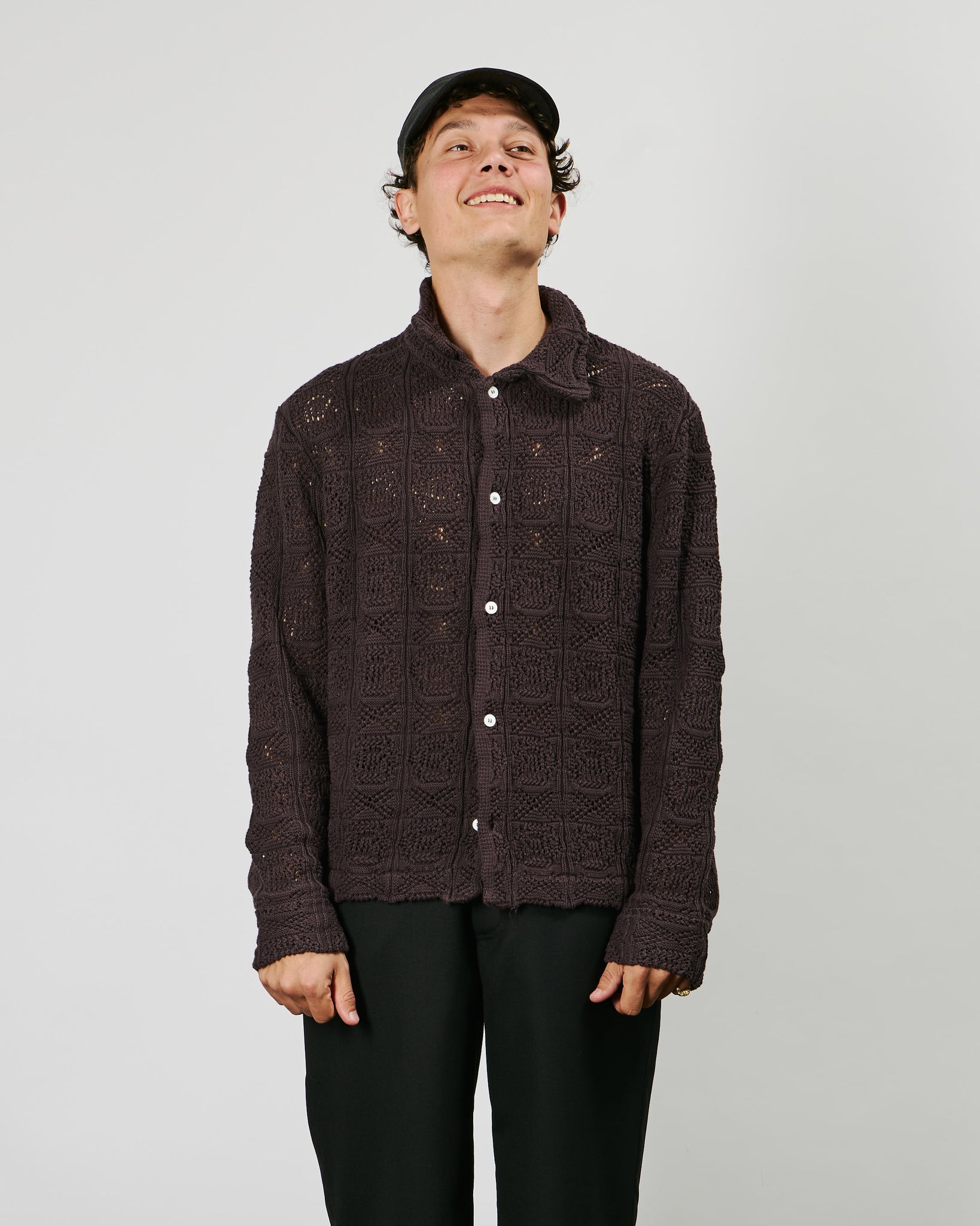 Myles Overshirt - Heavy Roast Knit