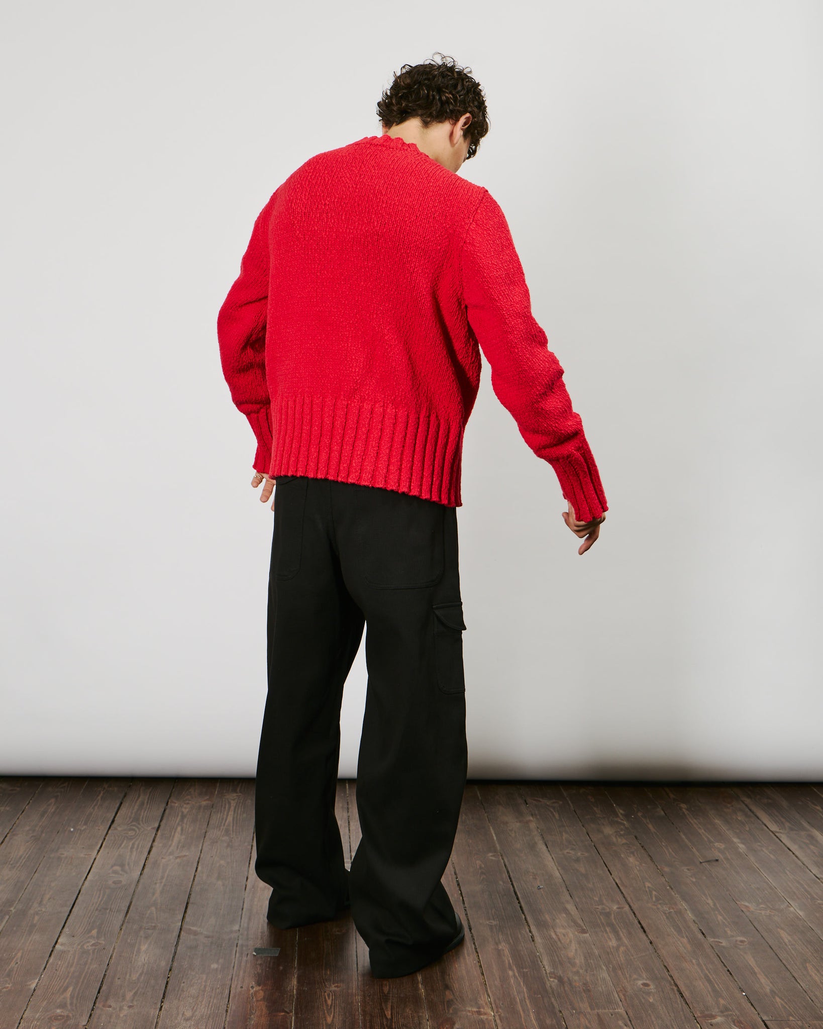 Joaquin Sweater - Cardinal Dry Cotton