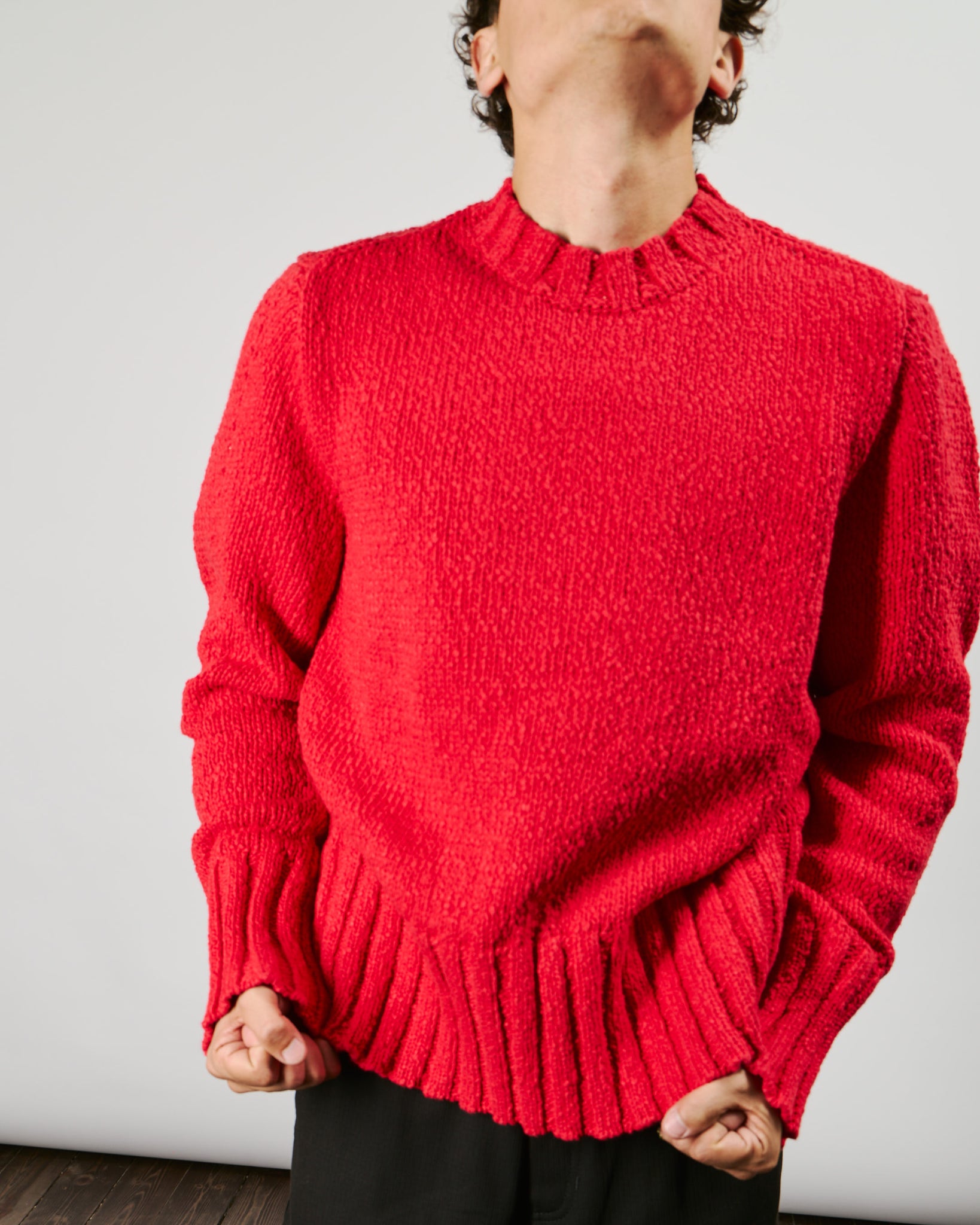 Joaquin Sweater - Cardinal Dry Cotton