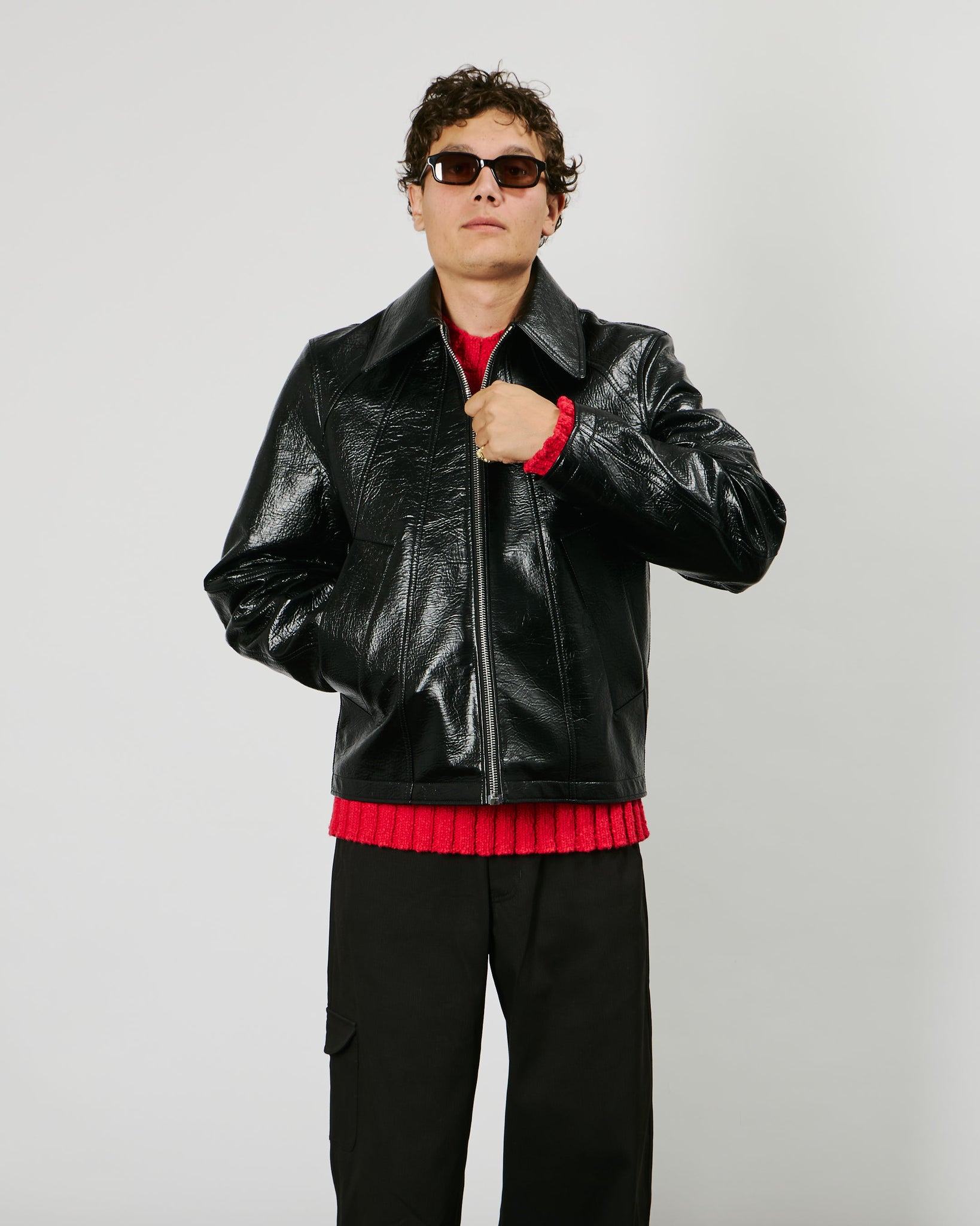 Duke Jacket - Faux Memory Leather