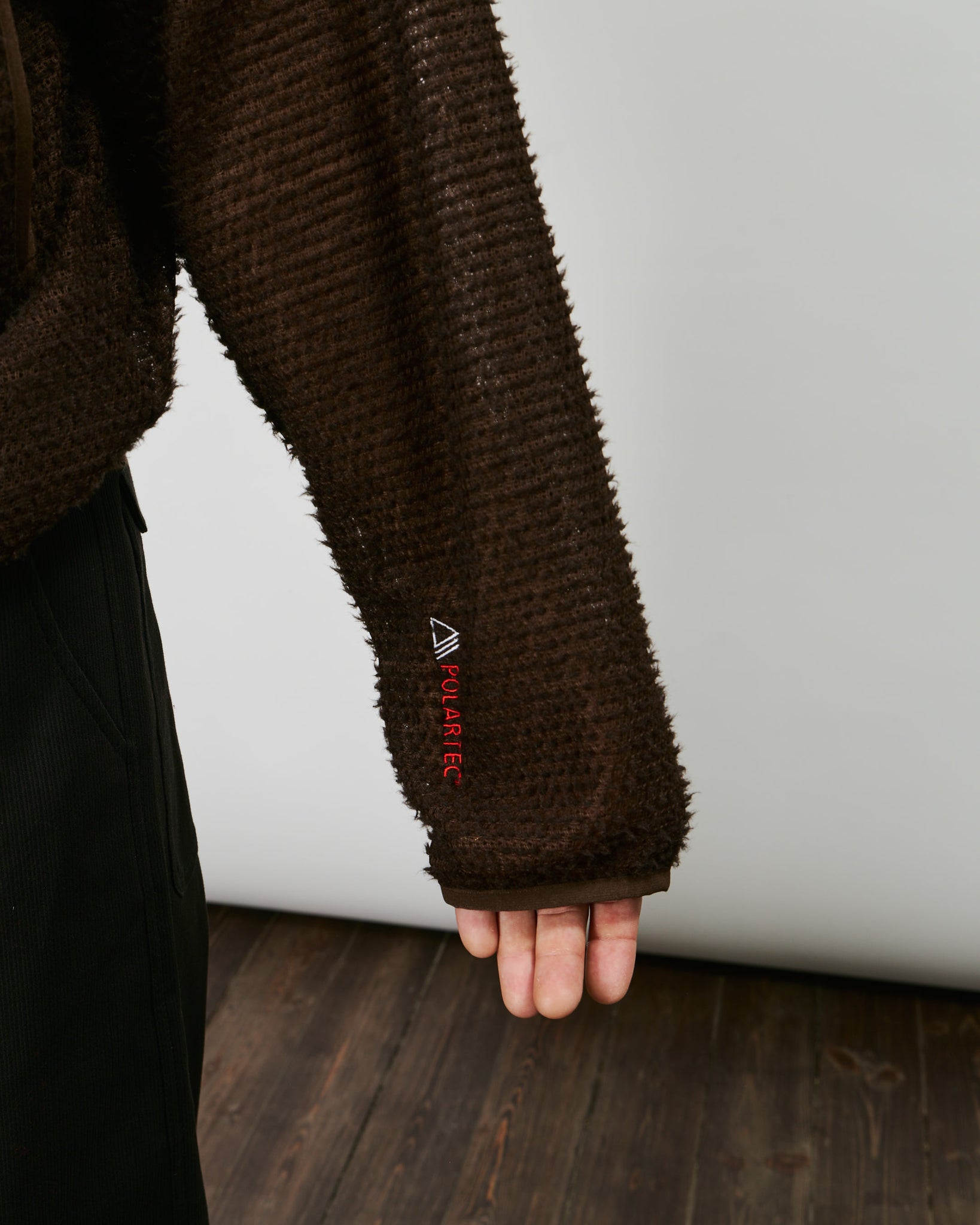 Alpha Direct Half Zip - Dark Brown