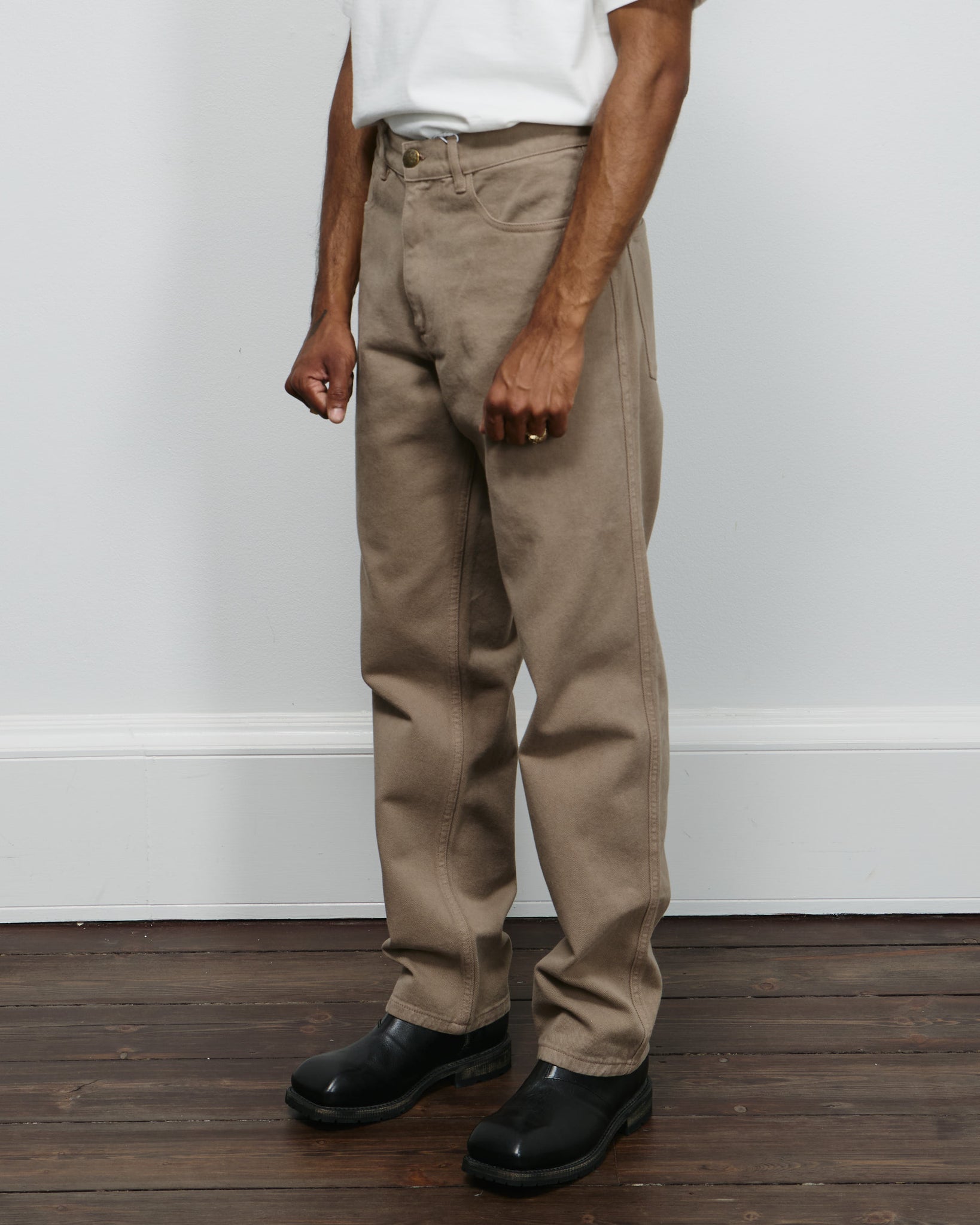 Coarse Trousers - Fossil