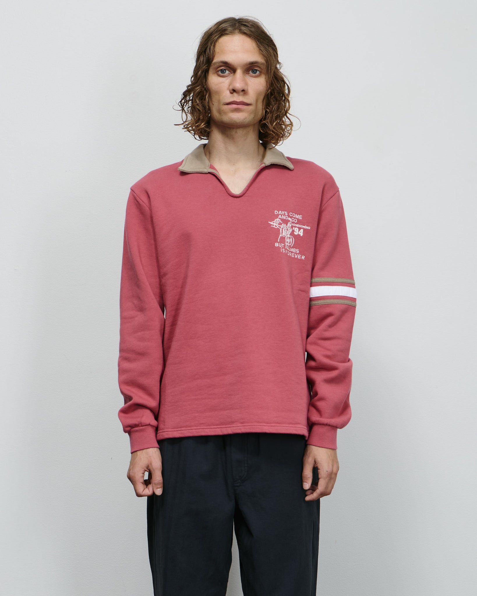 Forever Open Rugby Shirt - Red