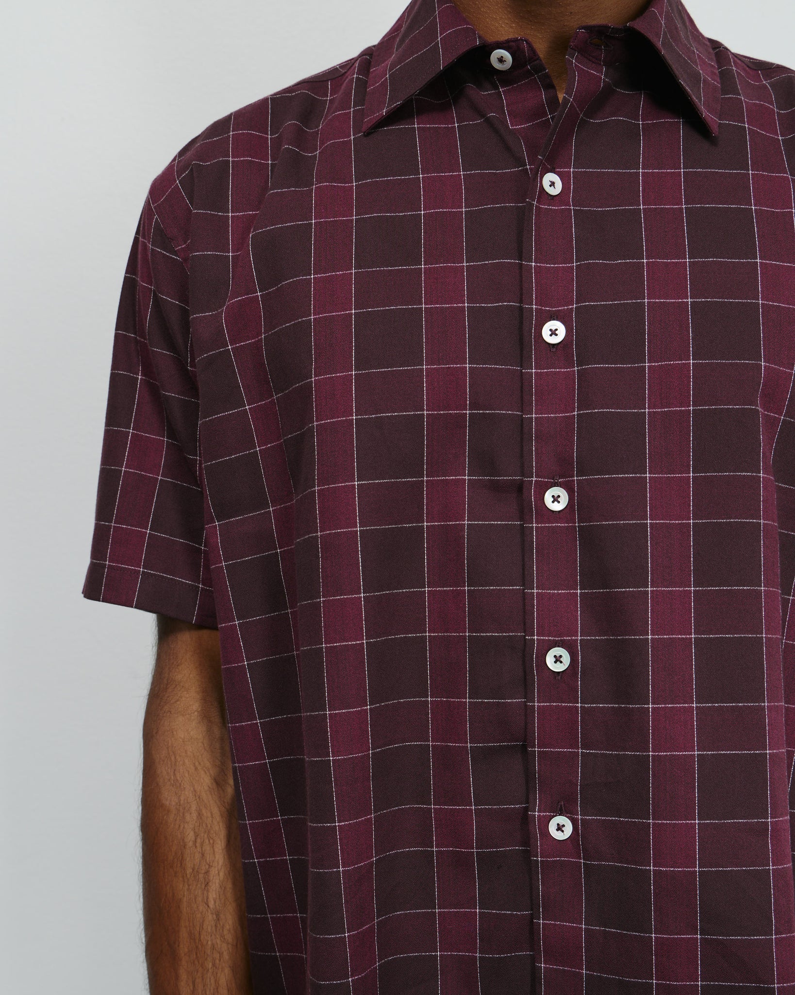 Bind Shirt - Bordeaux Shirt