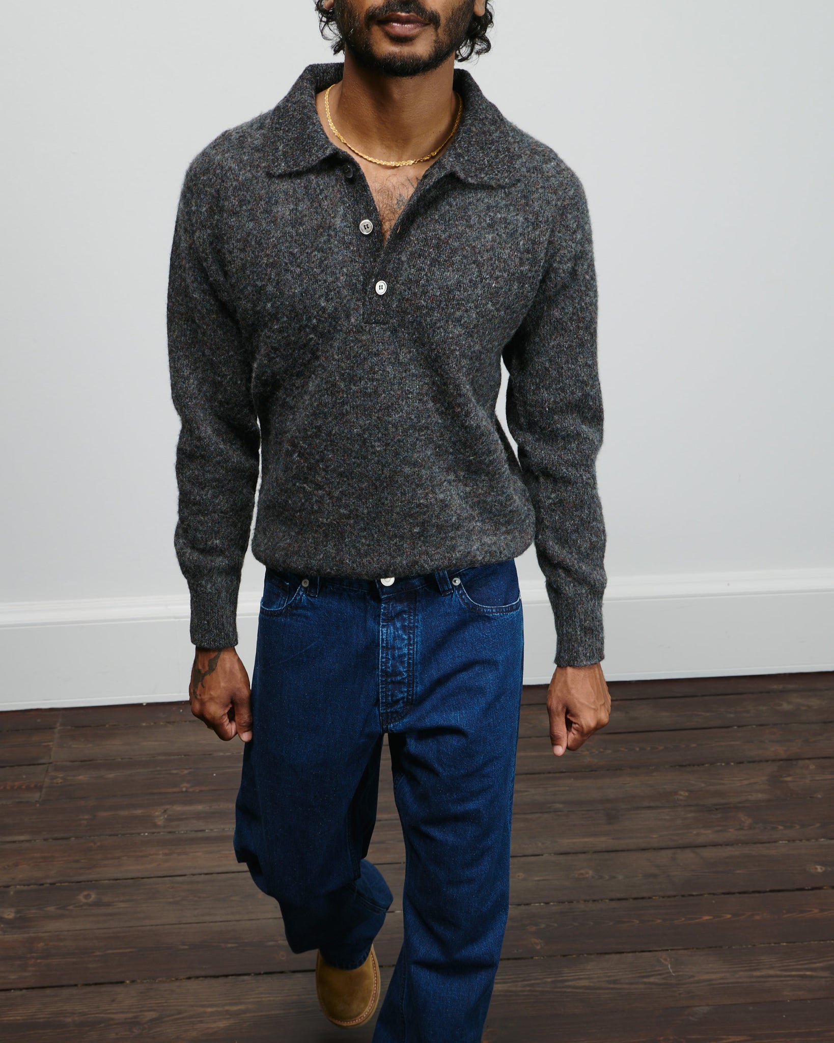 Another Polo Shirt 4.0 - Grey Melange