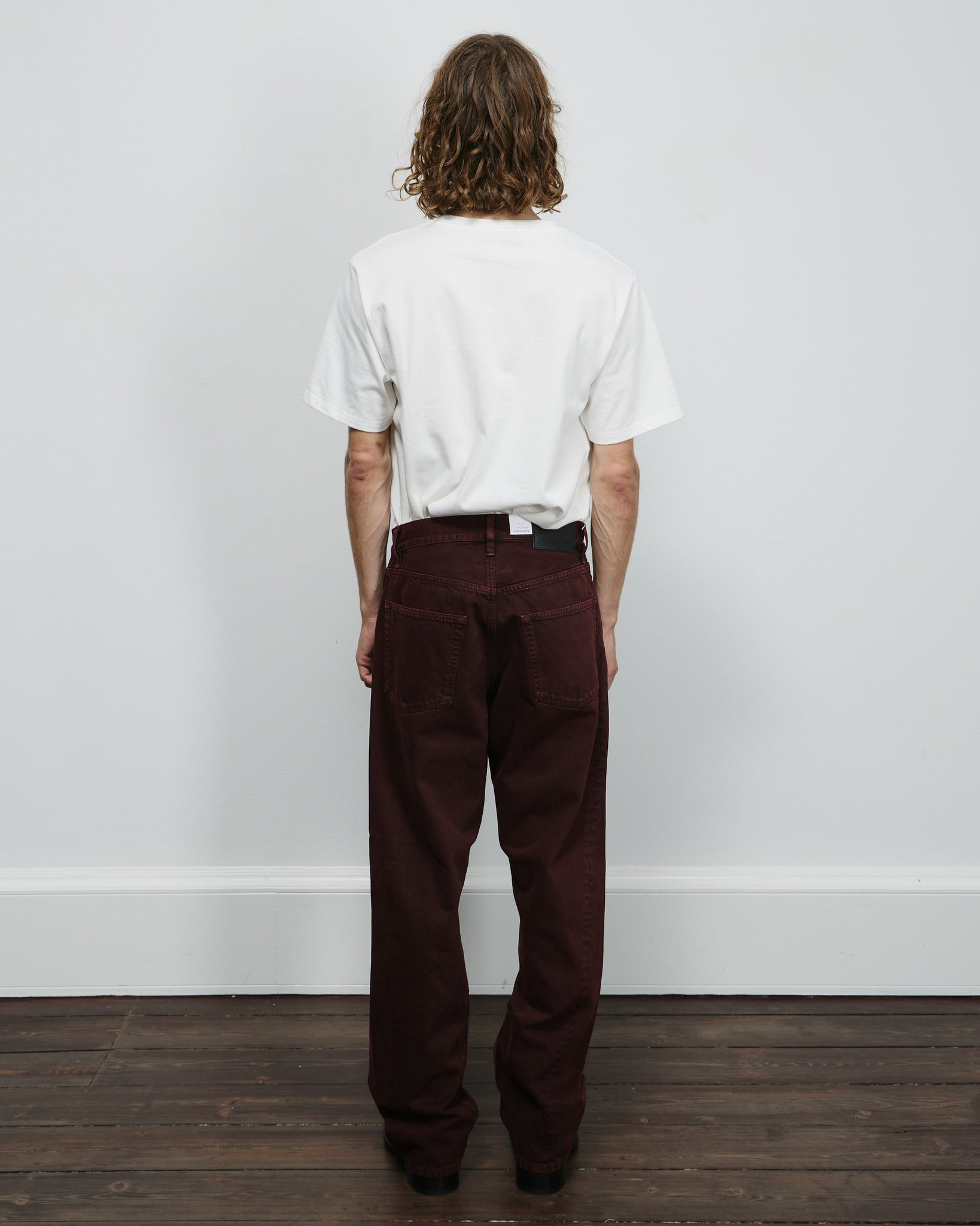 Wide Twist - Dark Wine Dyed