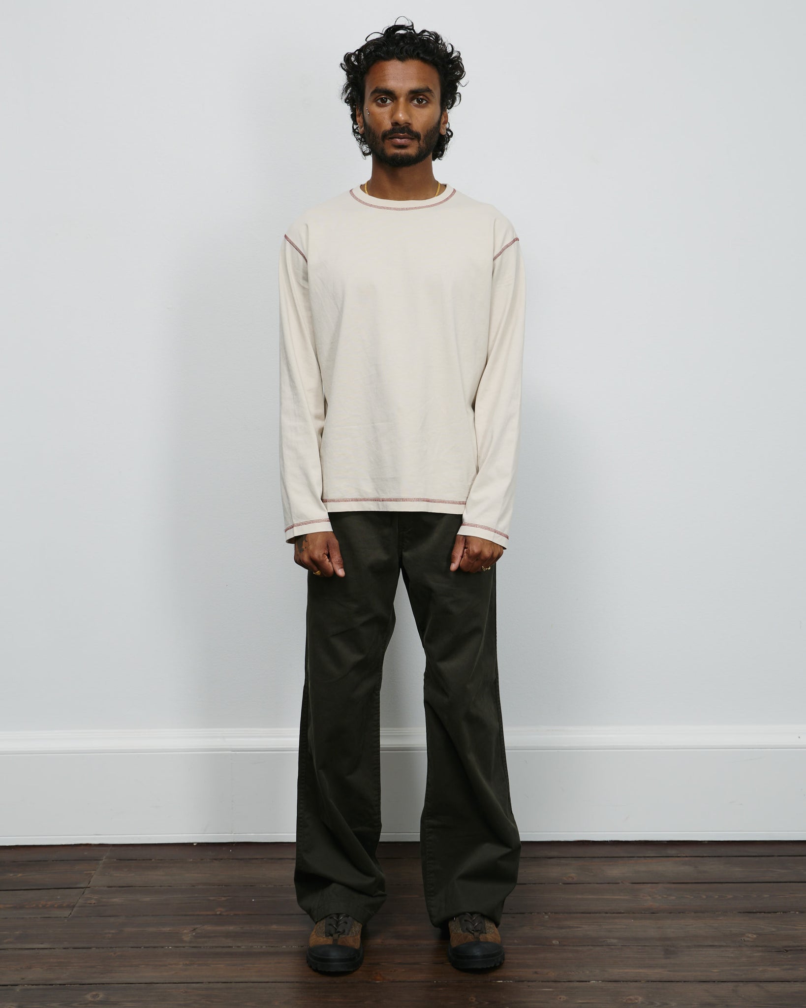 Another T-shirt 3.0 - Grey/Burnt Red