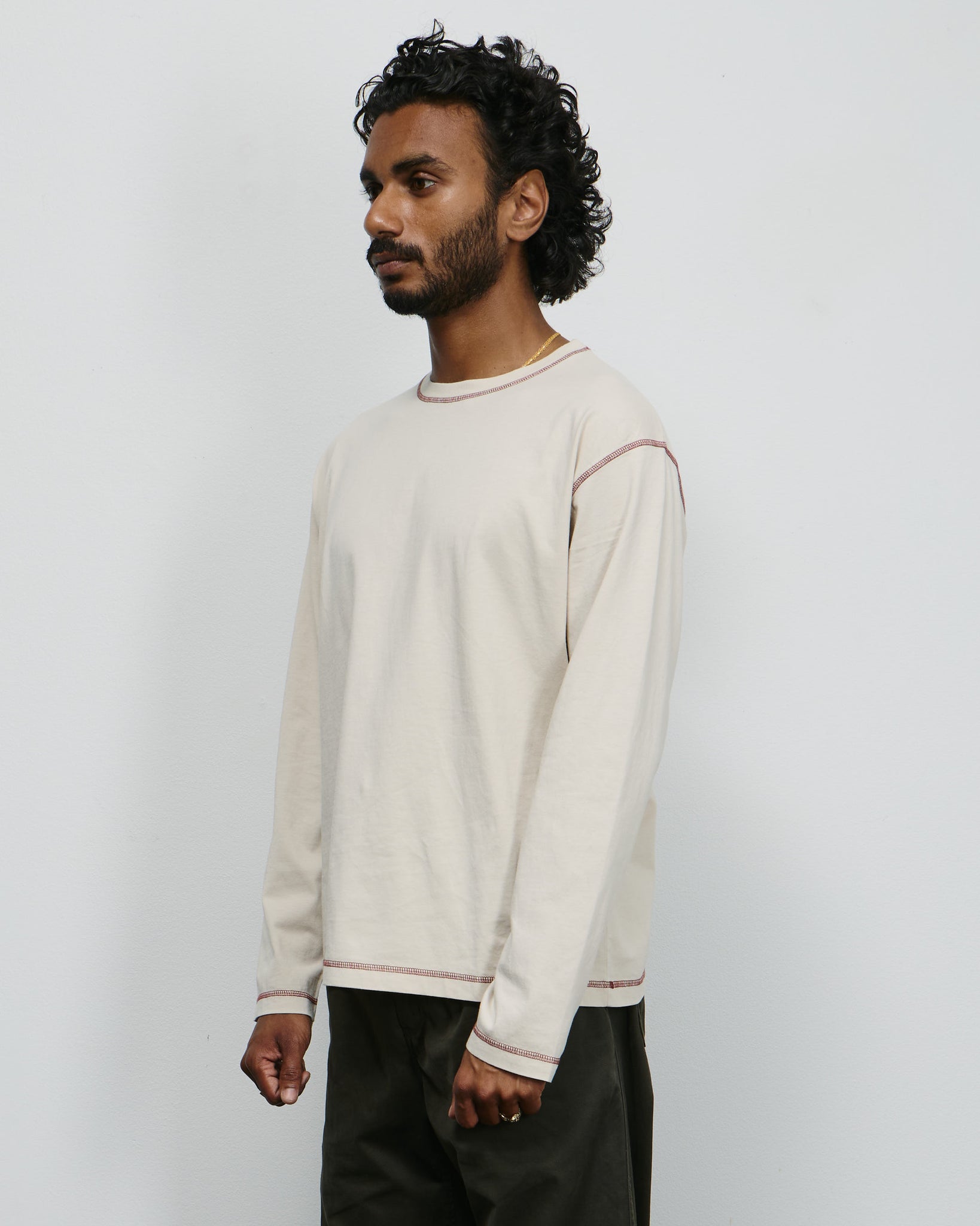 Another T-shirt 3.0 - Grey/Burnt Red