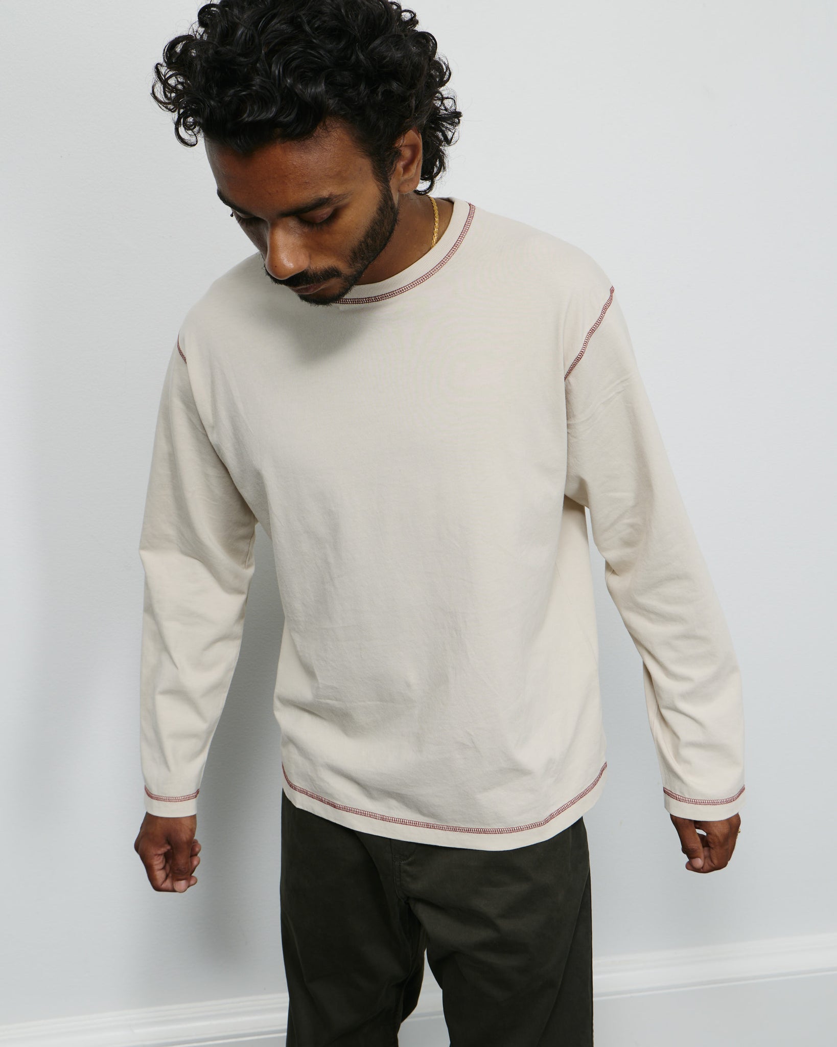 Another T-shirt 3.0 - Grey/Burnt Red