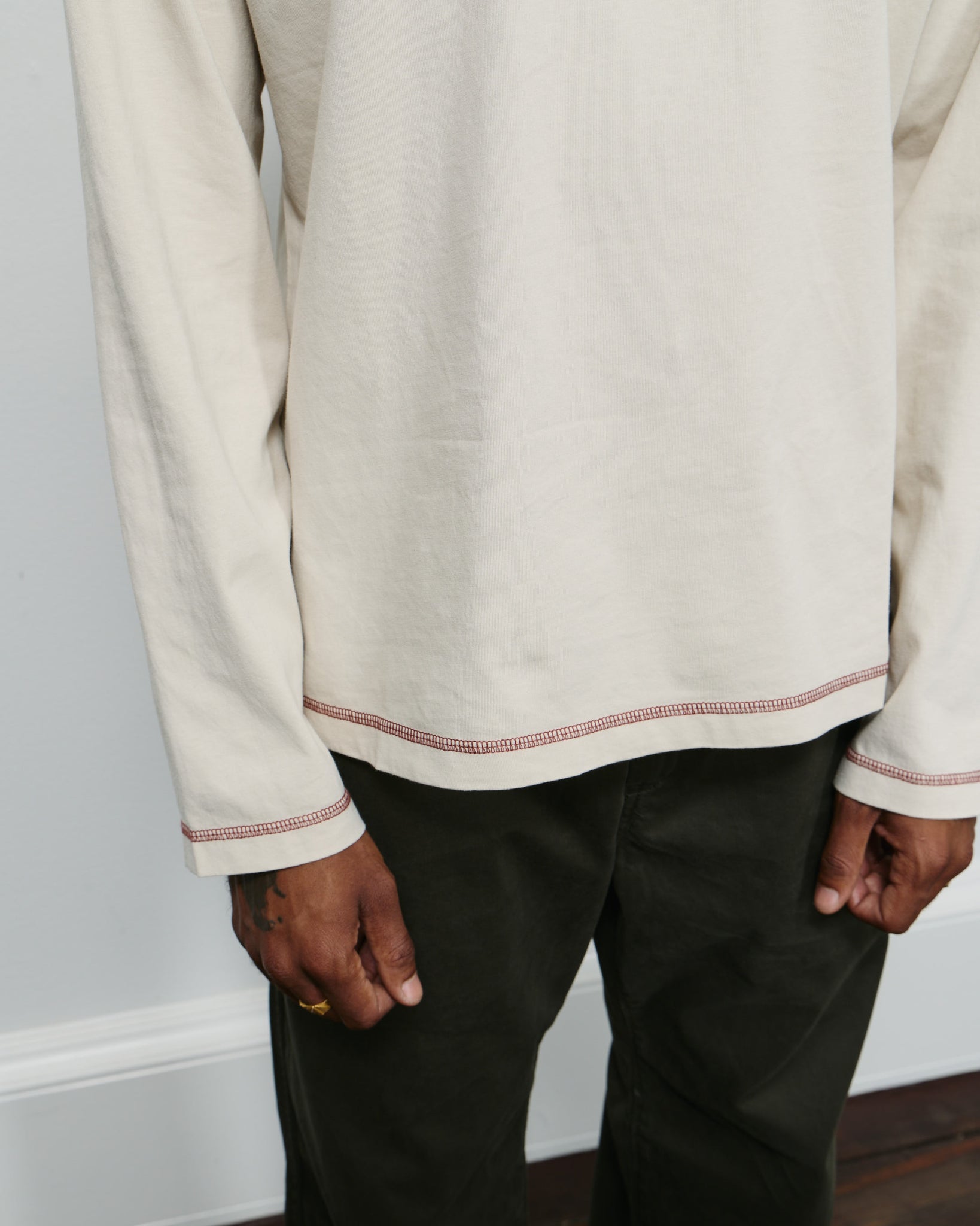 Another T-shirt 3.0 - Grey/Burnt Red